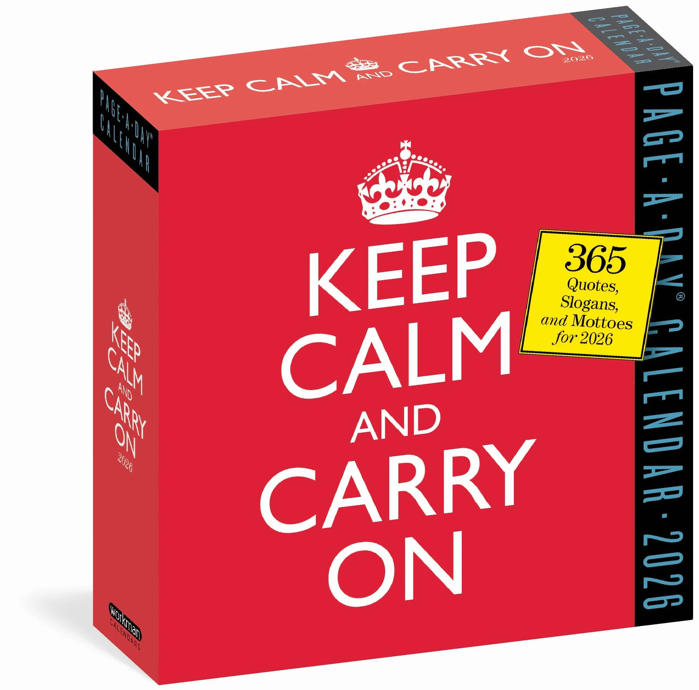 Keep Calm and Carry On Page-A-Day® Calendar 2026: 365 Quotes, Slogans, and Mottos for 2026