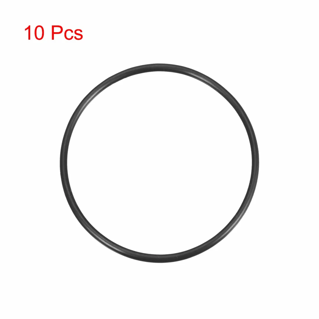 sourcing map 10 sztuk o-ringów kauczuk nitrylowy 63,8 mm x 70 mm x 3,1 mm pierścienie uszczelniające czarne DE de