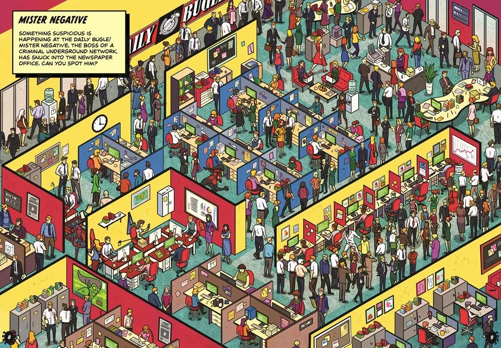 Marvel Spider-Man Where's Spidey Search & Find Book