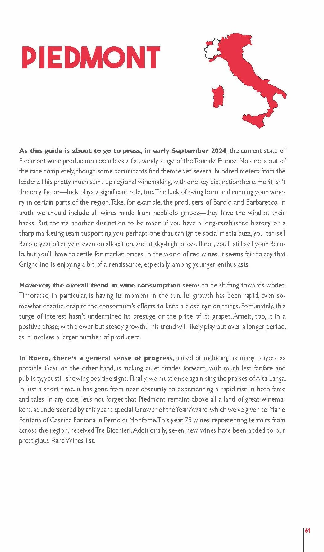 Italian Wines 2025 /anglais