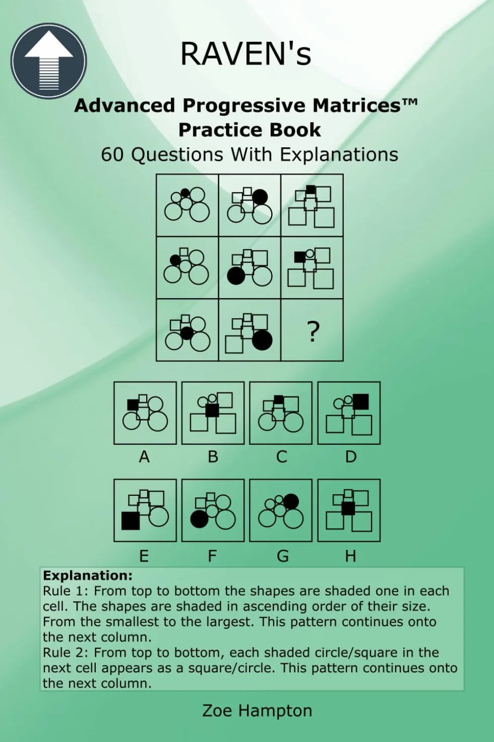 Raven's Advanced Progressive Matrices Practice Book IQ Test