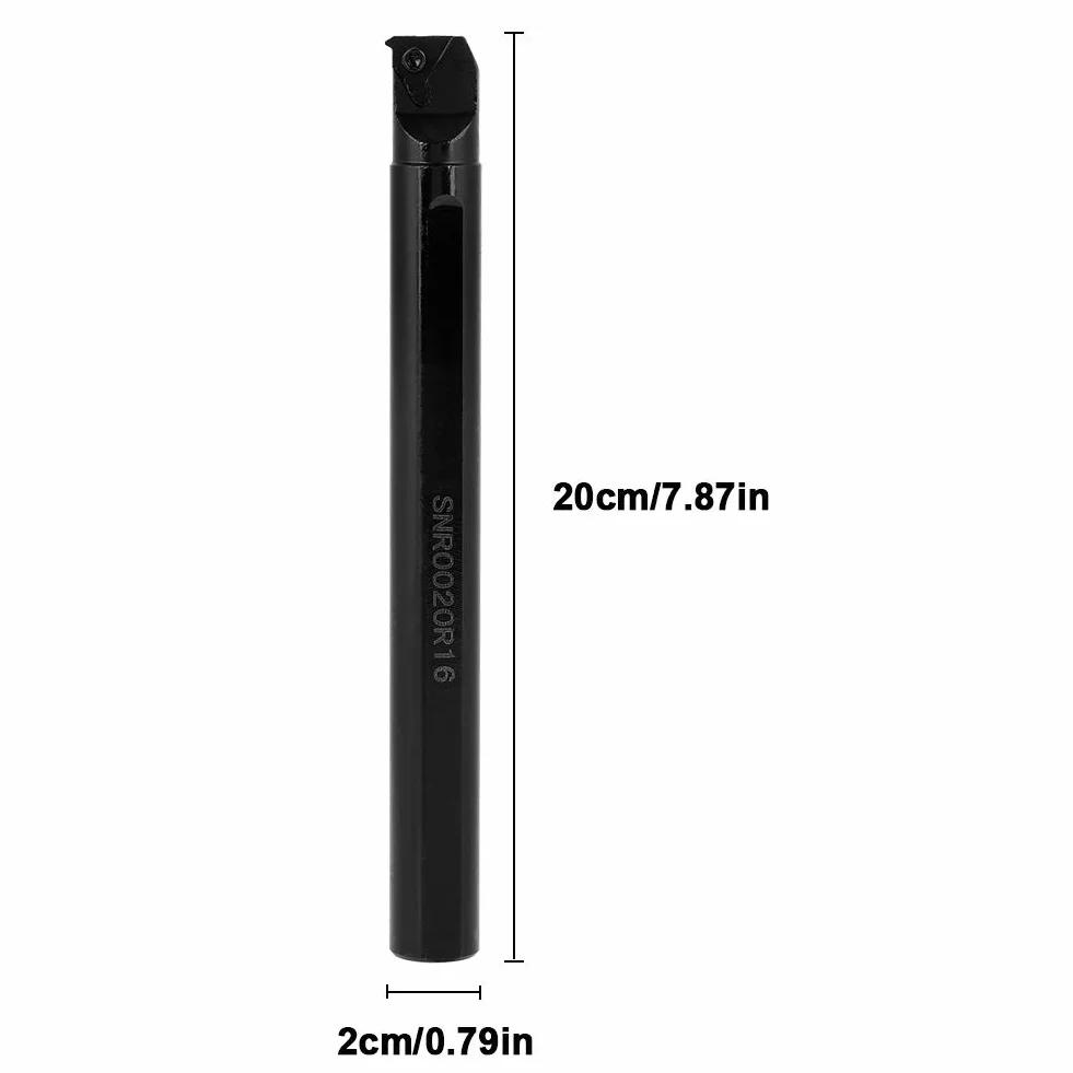 Tokarka Wolframowa Narzędzie do Gwintowania Wewnętrzne SNR0020R16 20mm × 200mm Gwint Wewnętrzny Toczenie Uchwyt na Narzędzia Wkładka 16IR AG60 Klucz Bagima 20x3x3