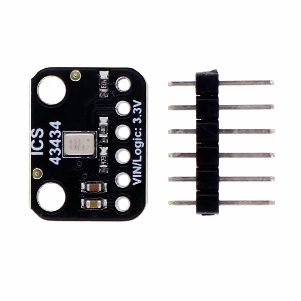 ICS-43434 I2S MEMS moduł mikrofonu zintegrowany filtr niskiego przejścia nagrywanie audio