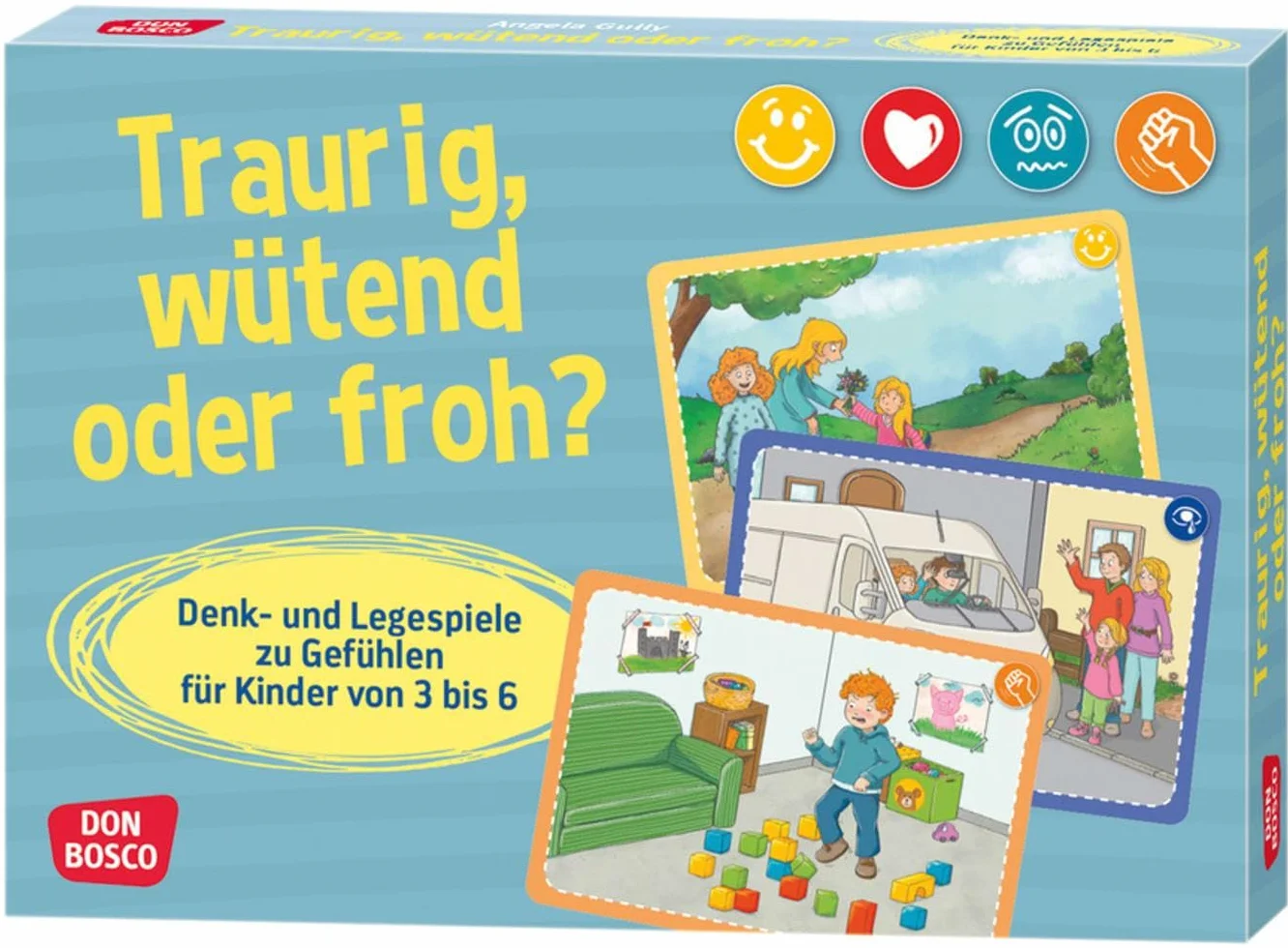 Denk- und Legespiele zu Gefühlen für Kinder von 3 bis 6