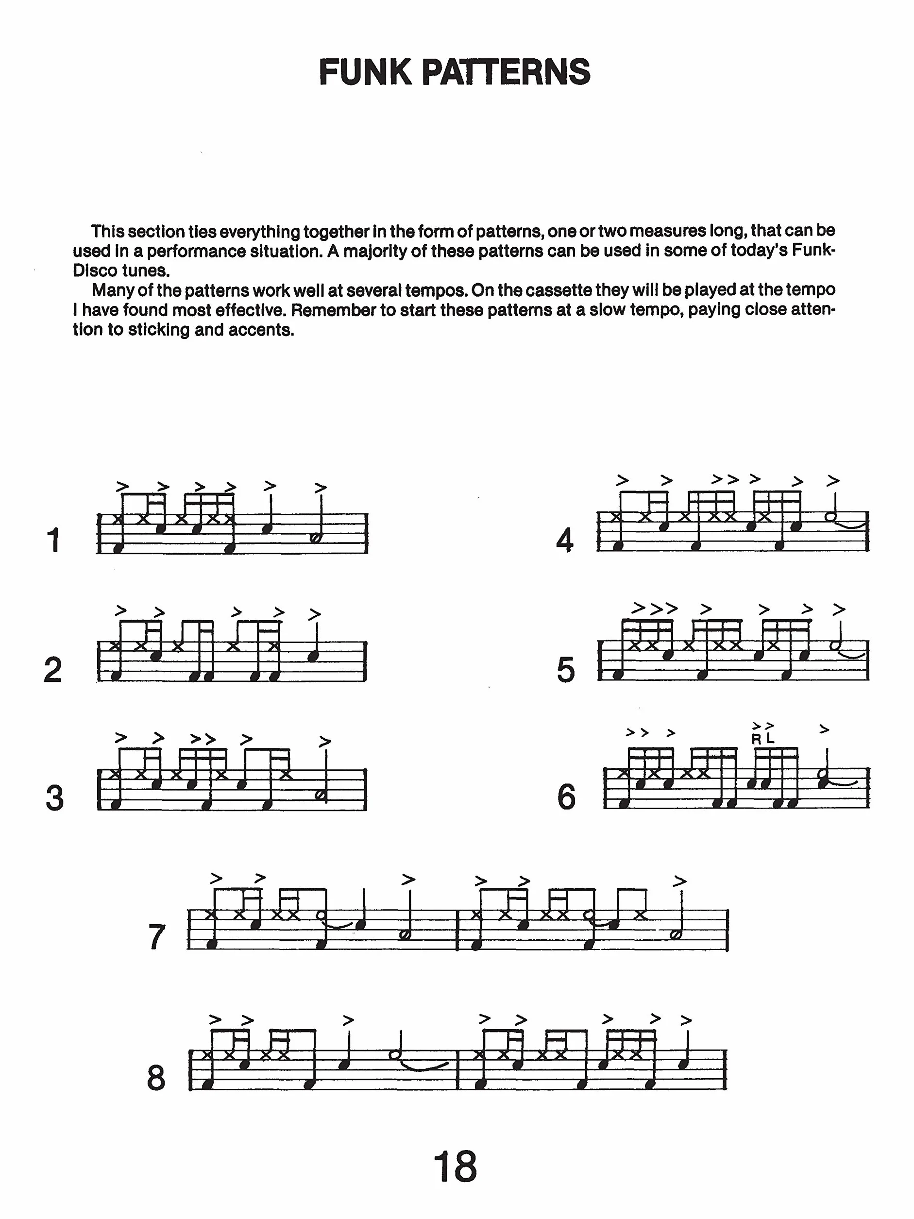 Rick Latham Advanced Funk Studies Recueil + CD: Creative Patterns for the Advanced Drummer