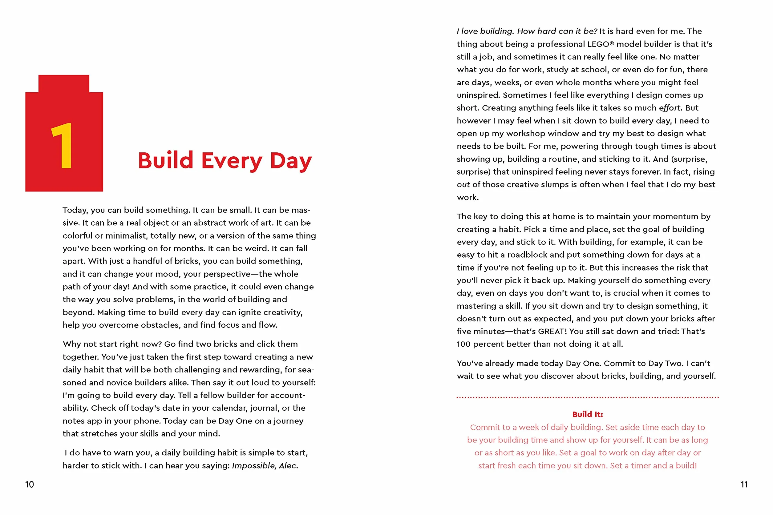 Lego Build Every Day: Ignite Your Creativity and Find Your Flow