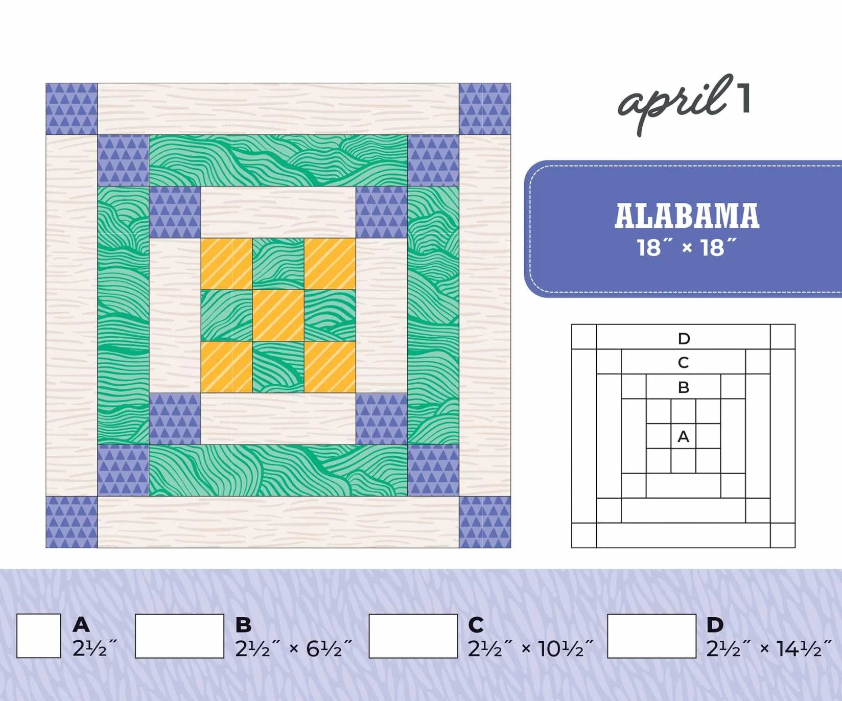 Quilter's Perpetual Block-A-Day Calendar