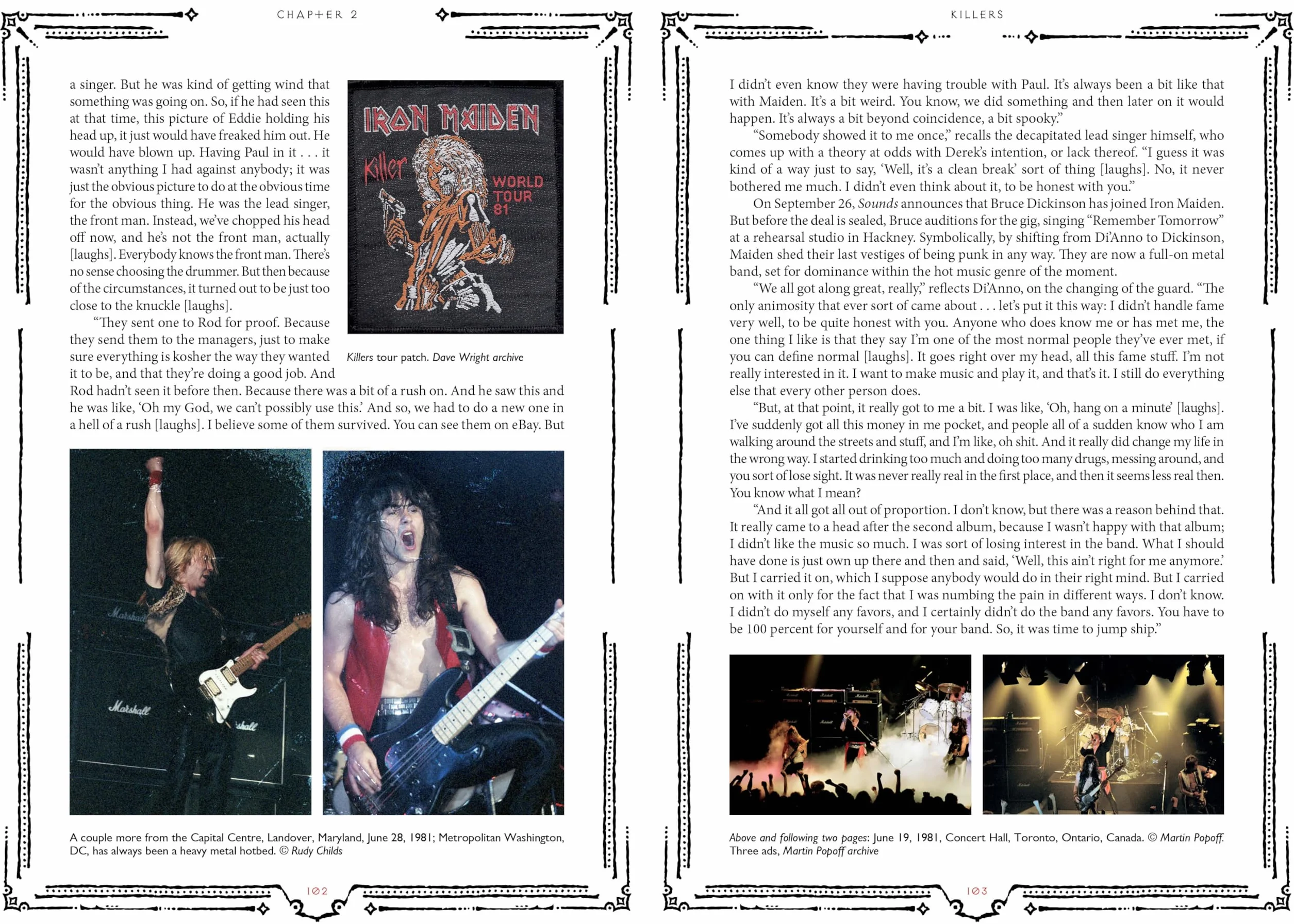 Unofficial Iron Maiden Bible: Fully Illustrated Album-by-Album Tribute, Photos & Commentary