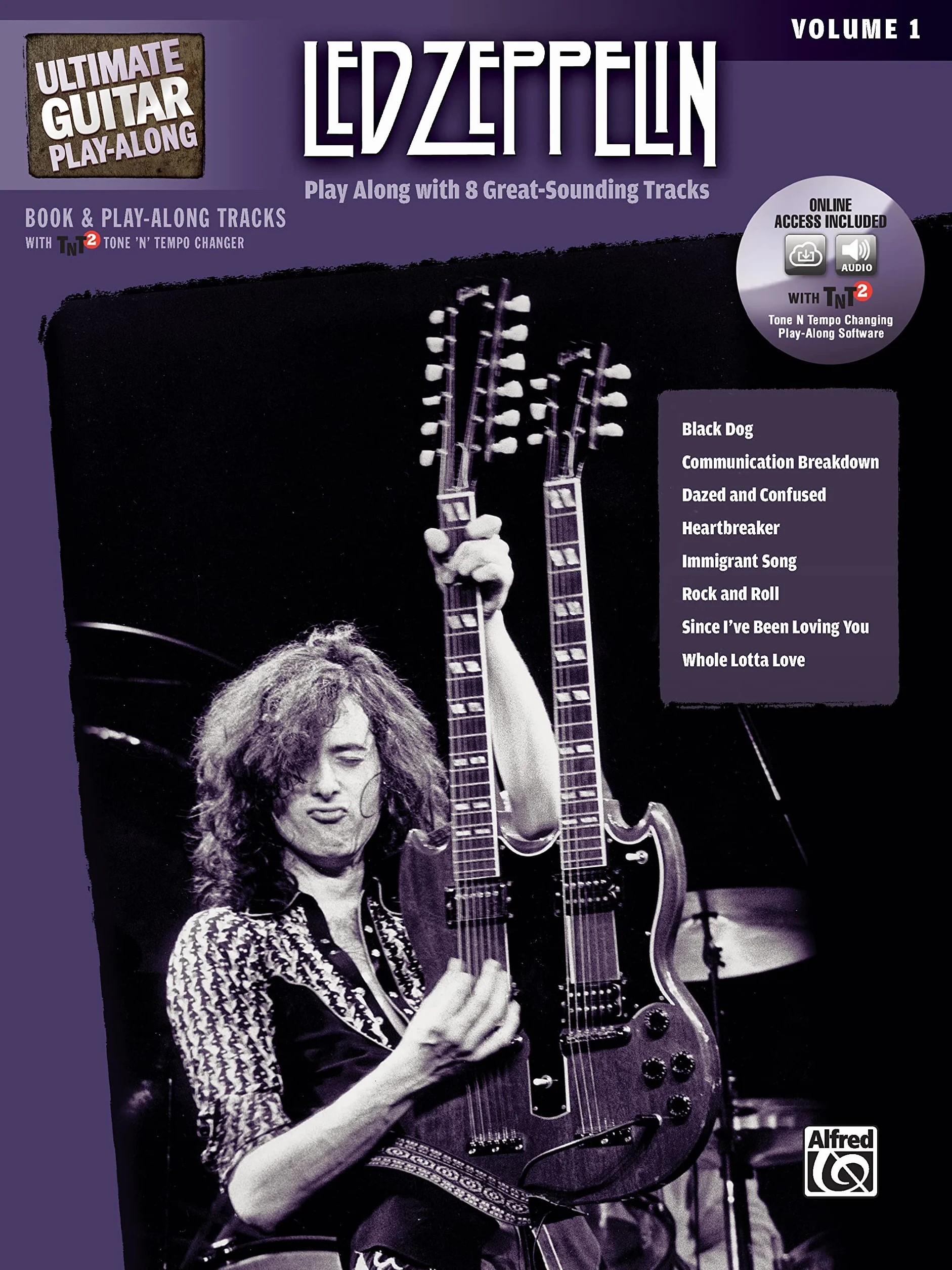 Ultimate Guitar Play-Along Led Zeppelin Vol 1: Authentic Guitar Tab Book & 2 CDs