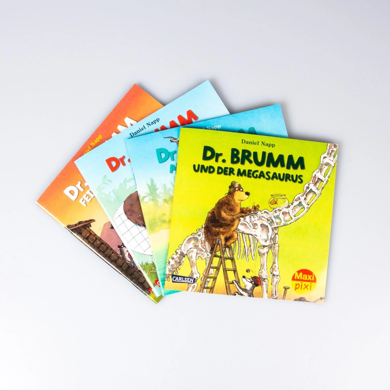 Maxi-Pixi-4er-Set 91: Neues von Dr. Brumm (4x1 Exemplar) - 4 Minibücher für Kinder ab 3 Jahren