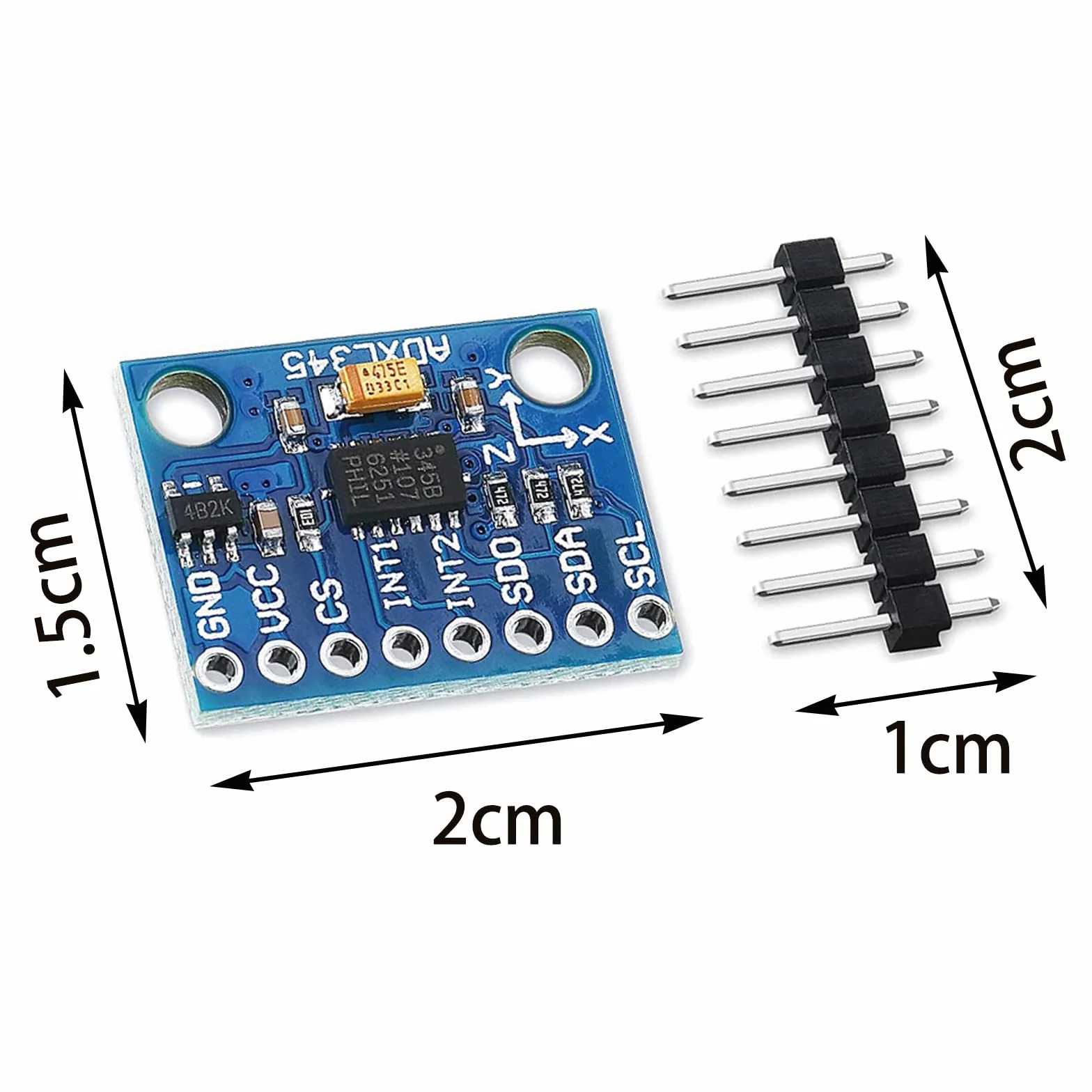 ADXL345 3-osiowy cyfrowy czujnik przyspieszenia moduł Arduino Raspberry Pi