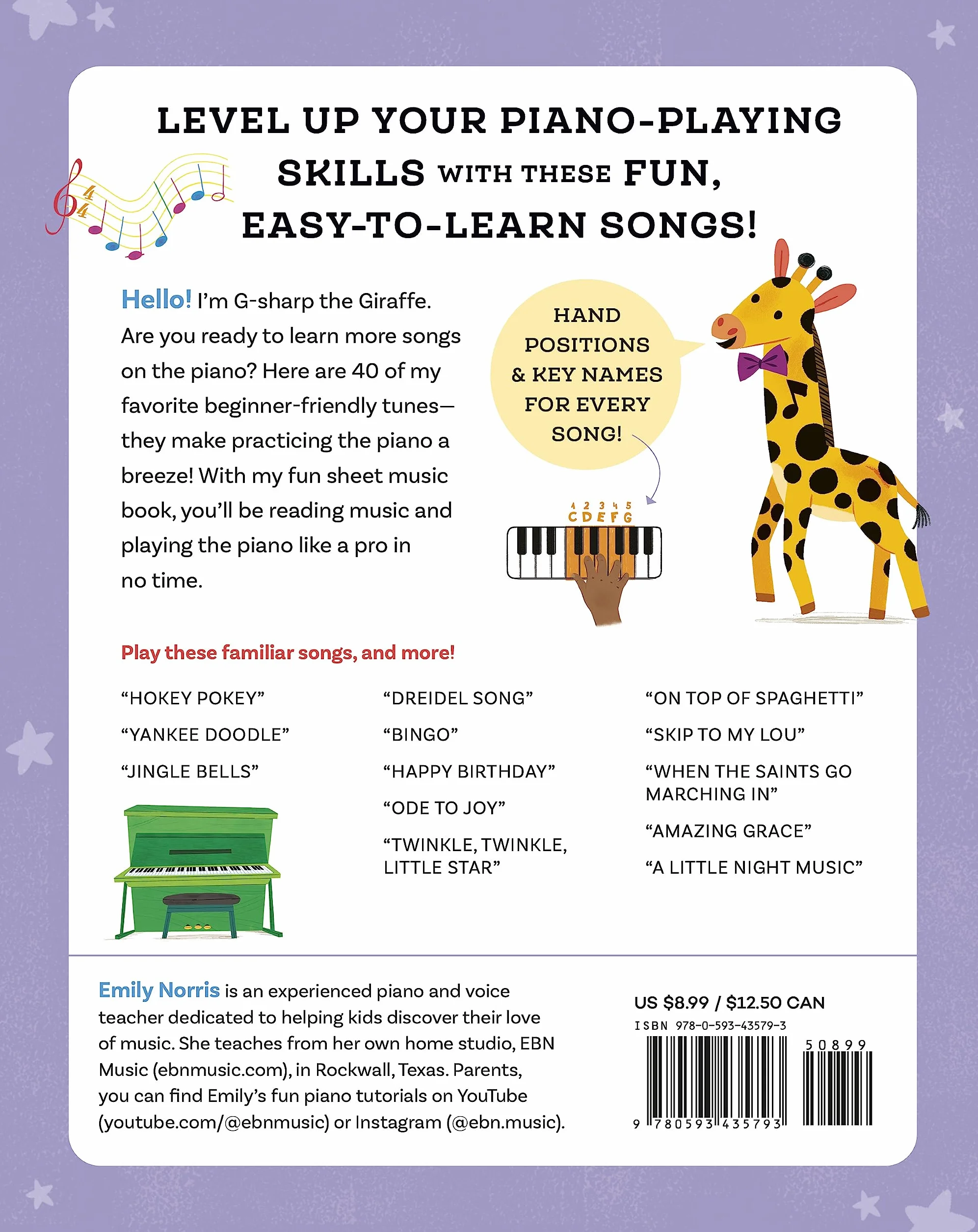 My First Piano Sheet Music: Easy, Fun-to-Play Popular Songs for Kids