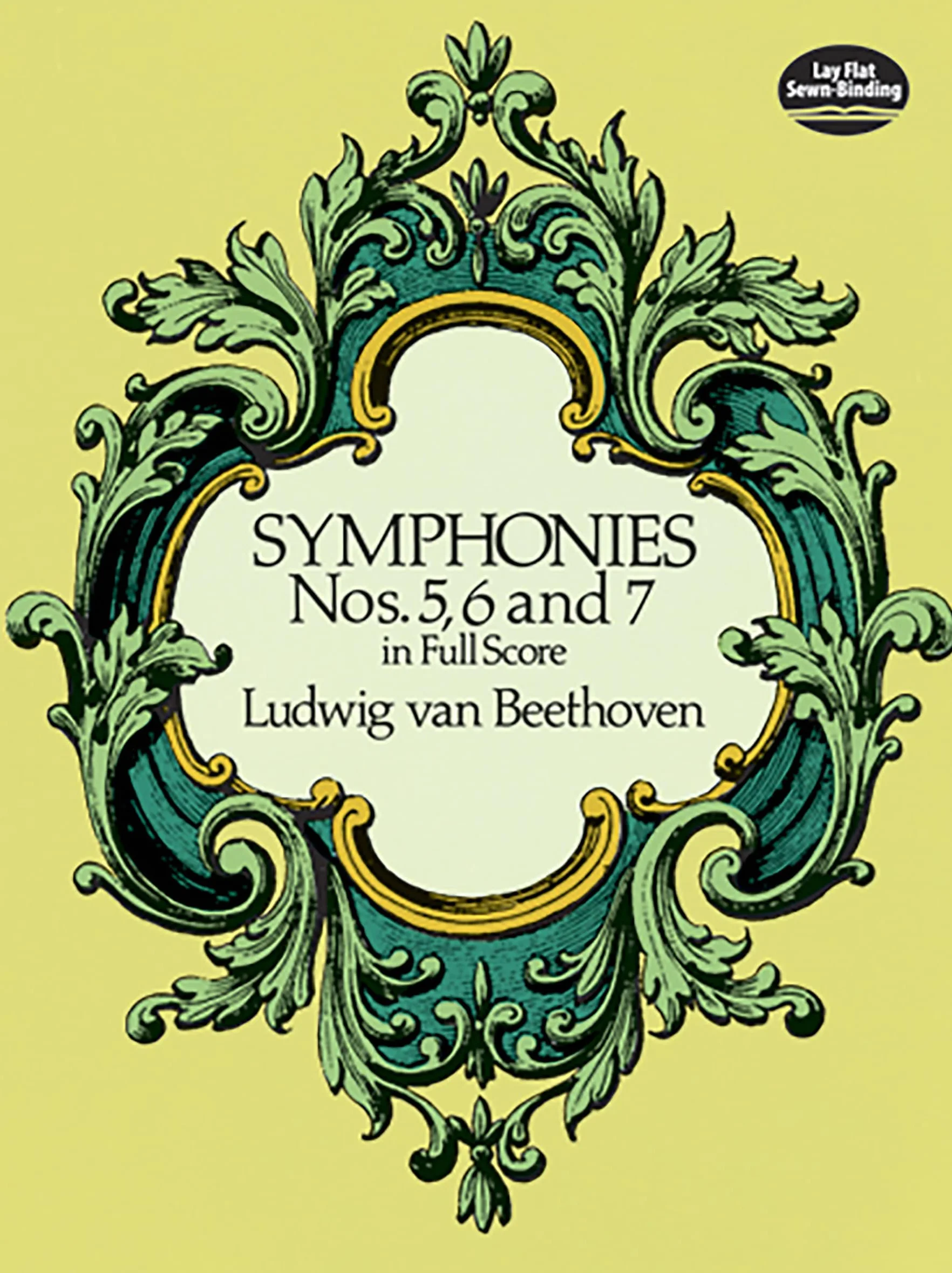 Ludwig van beethoven : symphonies nos. 5, 6 and 7 - dover full scores