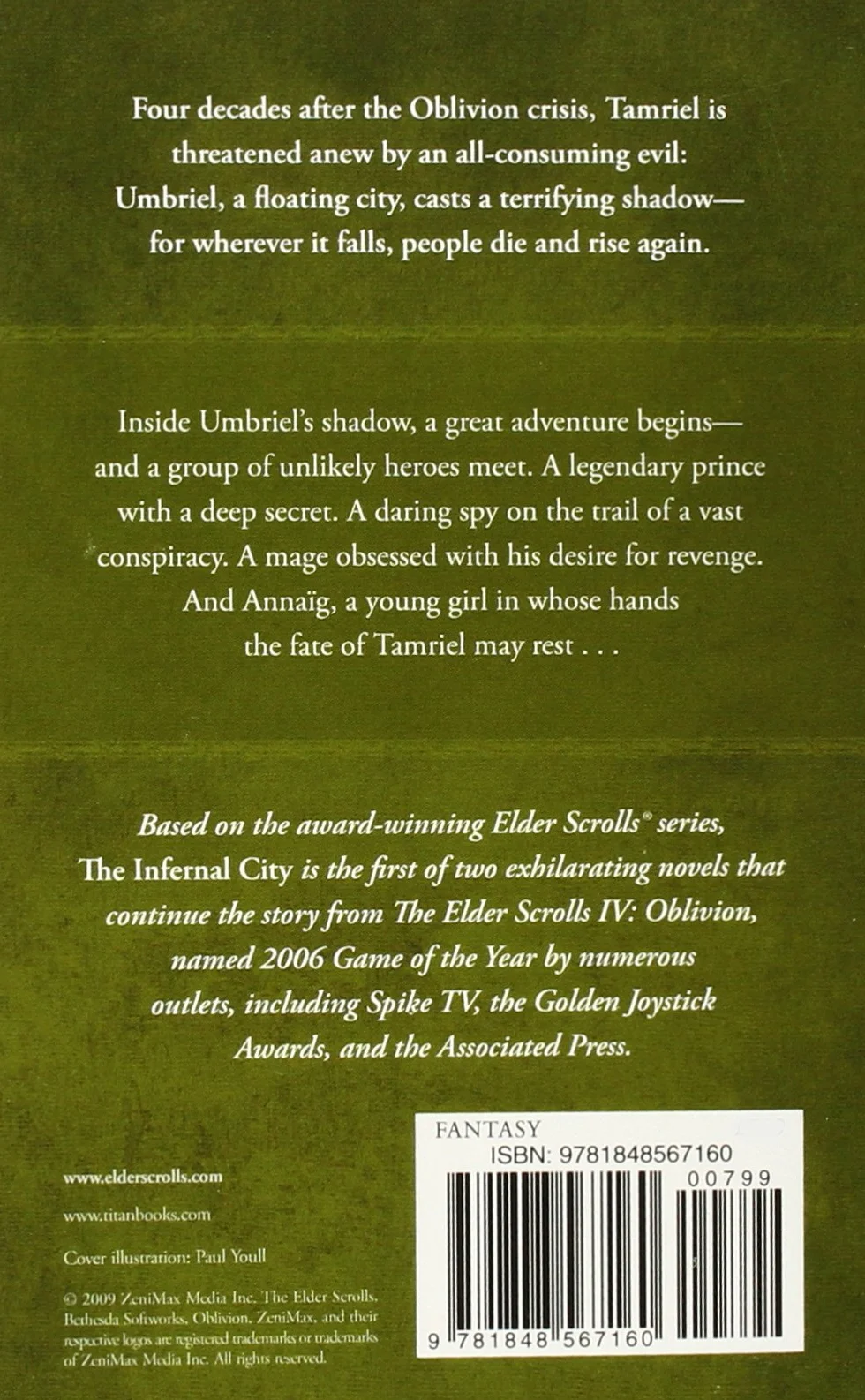 Infernal City: An Elder Scrolls Novel