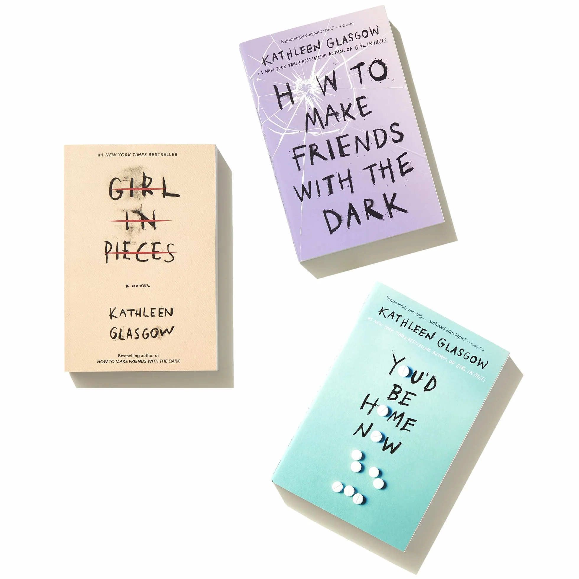 Kathleen Glasgow Three-Book Boxed Set: Girl in Pieces; How to Make Friends with the Dark; You'd Be Home Now
