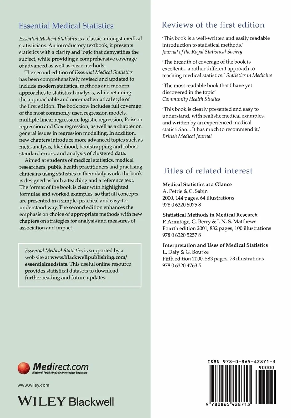 Essential Medical Statistics