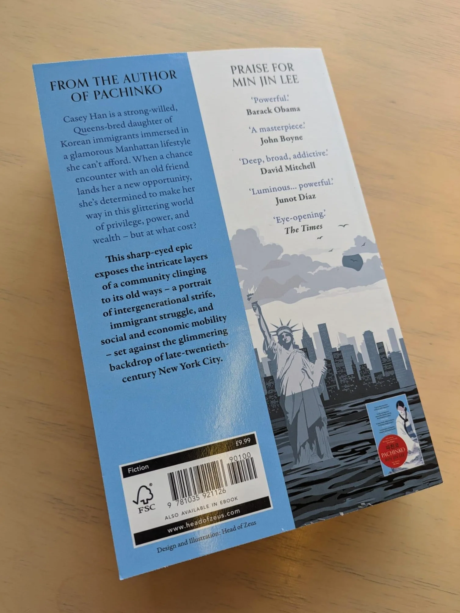 Free Food for Millionaires by Min Jin Lee Author of Pachinko