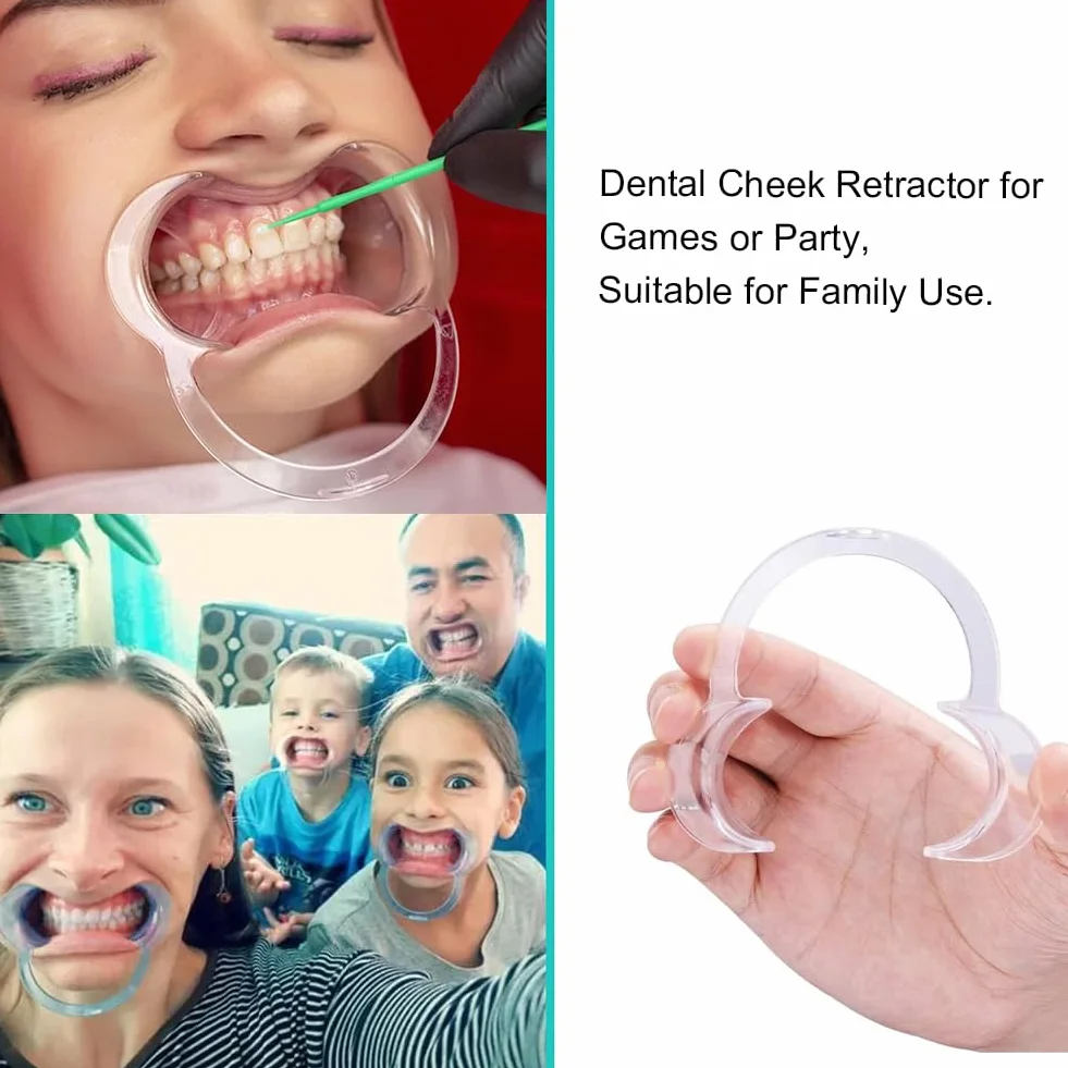 Otwieracz do ust dentystyczny w kształcie litery C wybielanie zębów zestaw dla dorosłych