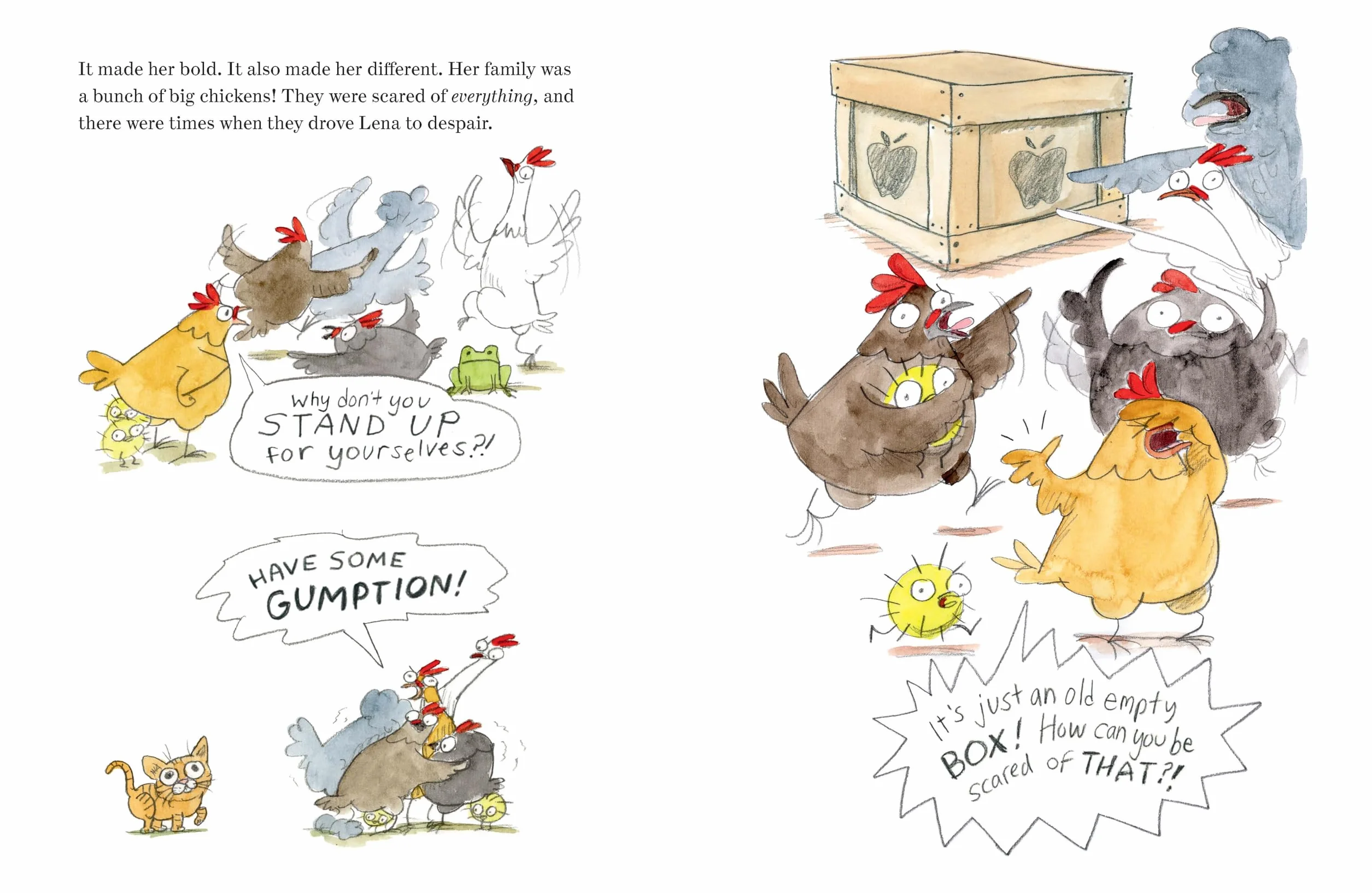 Lena the Chicken (But Really a Dinosaur!)