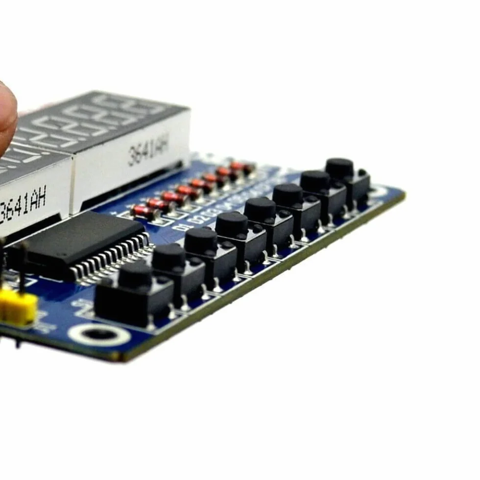 DollaTek TM1638 moduł wyświetlacza z chipem 8-bitowa cyfrowa rurka LED do avr arduino