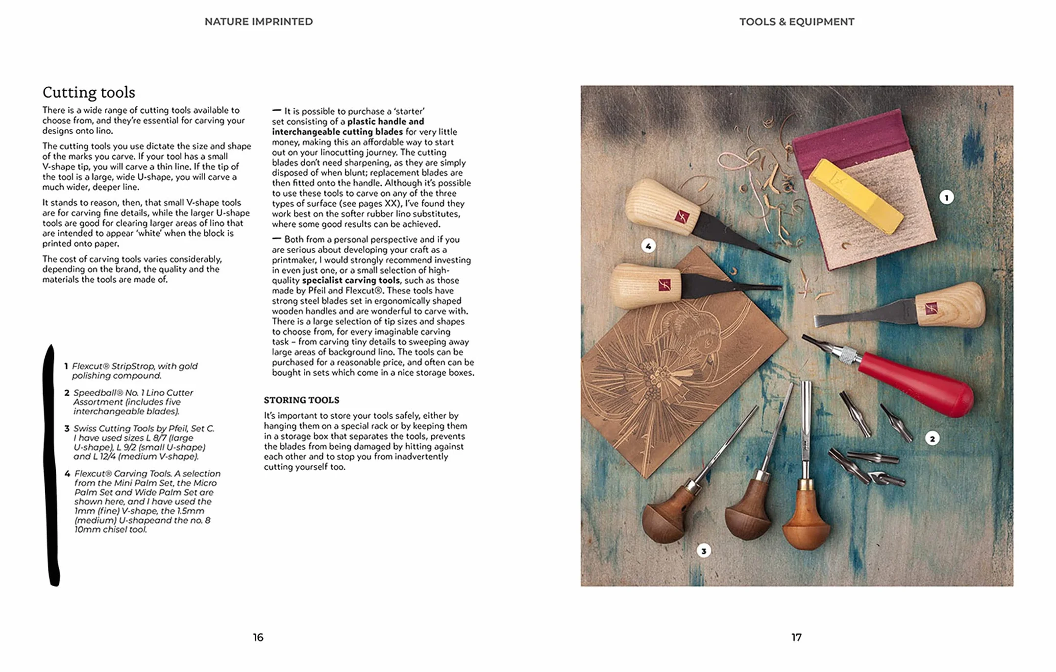 Nature Imprinted: A Complete Guide to Lino Printing with 10 Designs