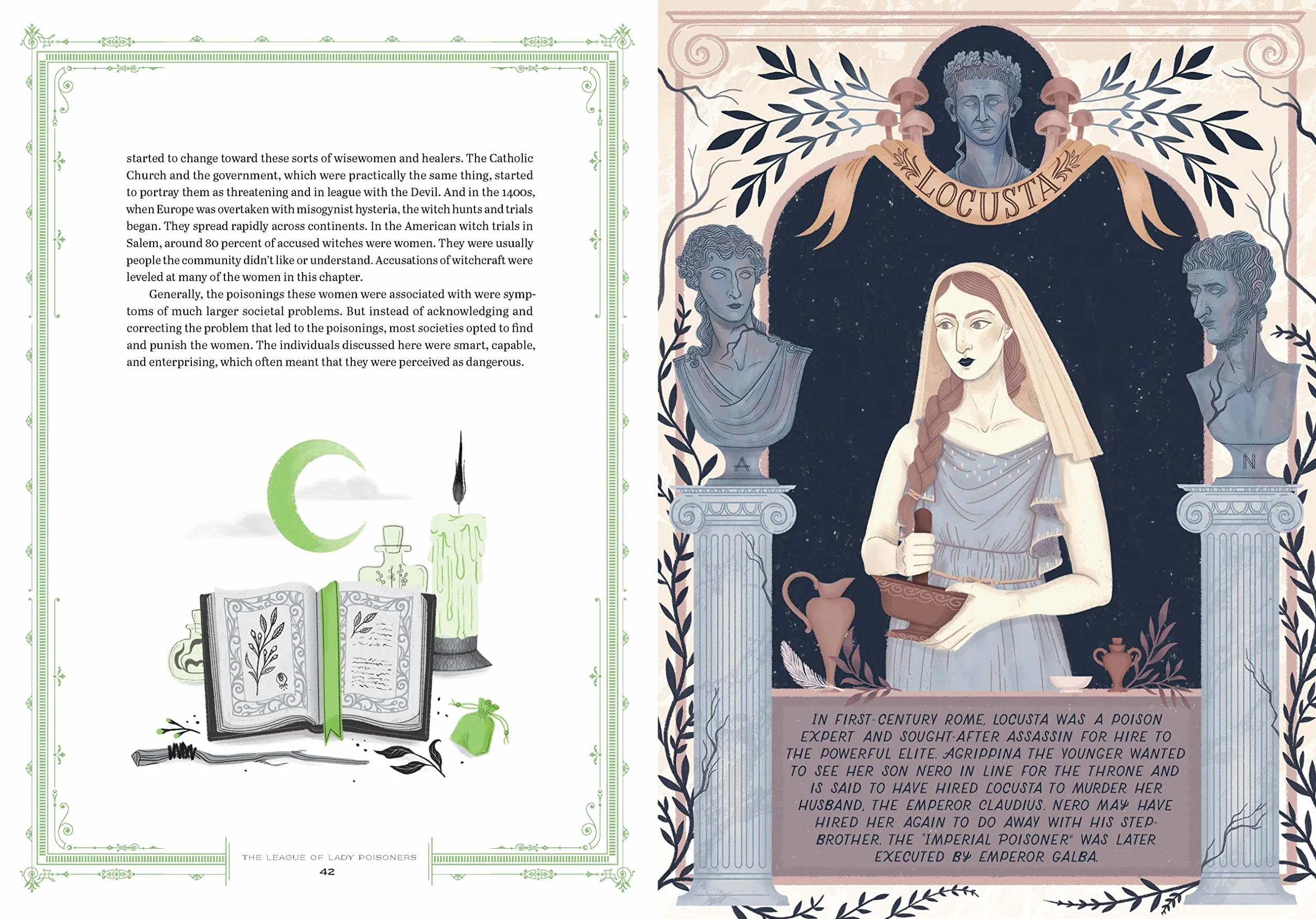 The League of Lady Poisoners: Illustrated True Stories of Dangerous Women