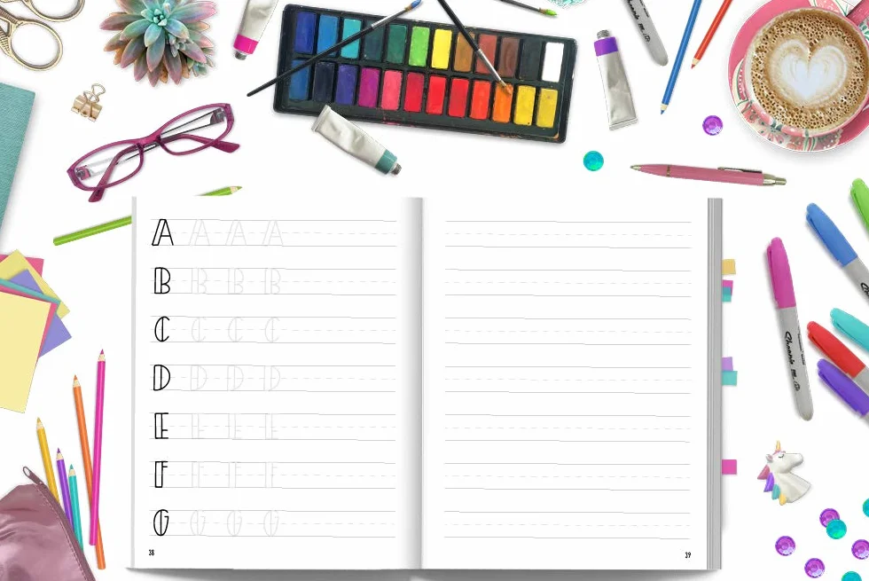 Modern Calligraphy and Hand Lettering for Kids