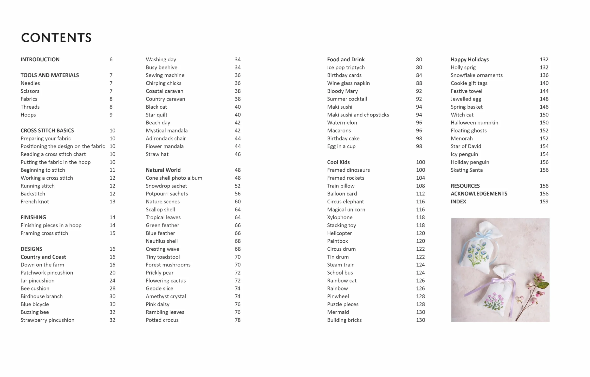 100 Mini Cross Stitch Designs