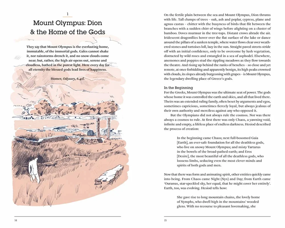 Greek Mythology: A Traveler's Guide from Mount Olympus to Troy