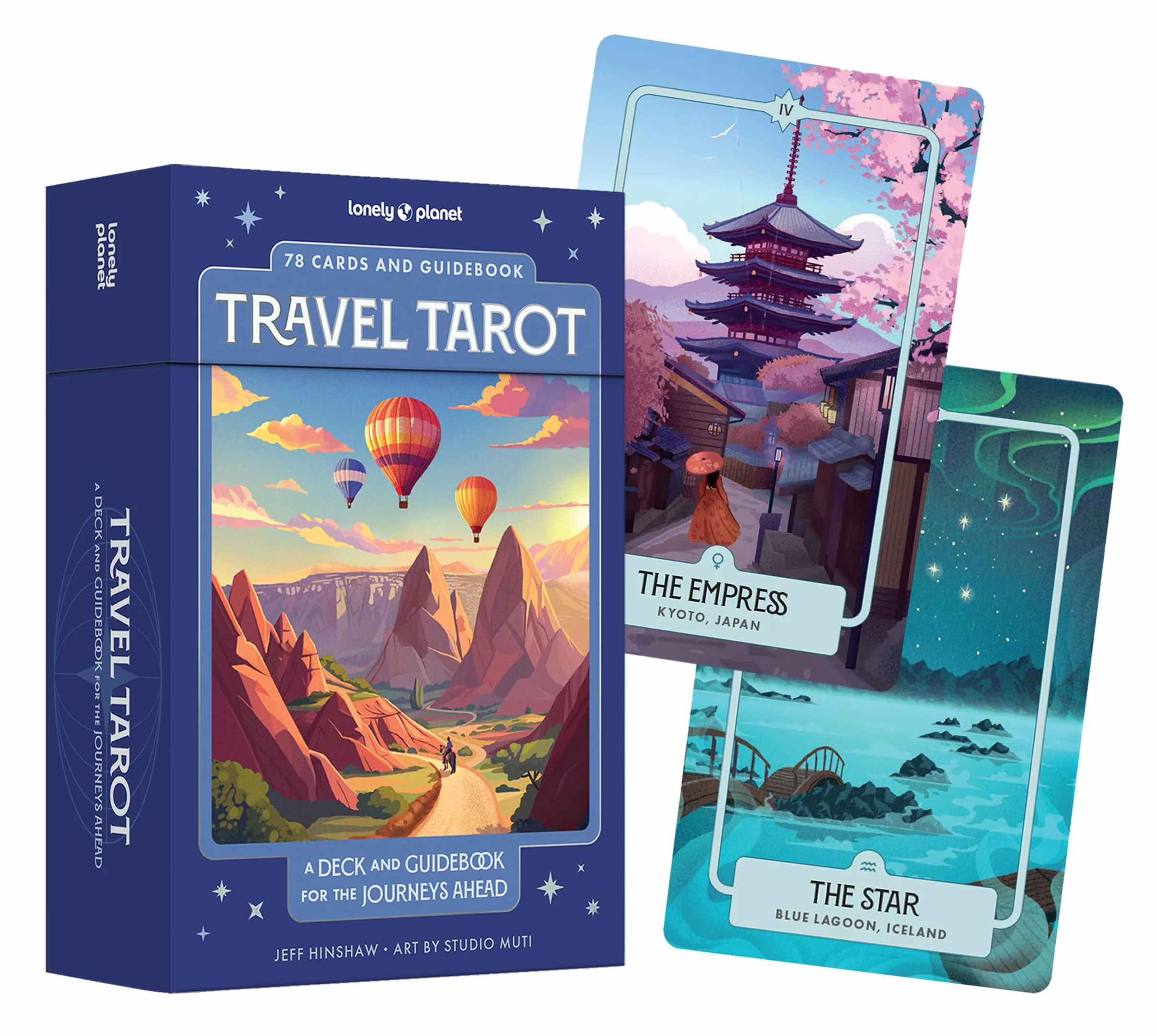 Travel Tarot 1ed -anglais-: Beautiful 78 Card Deck & Guidebook | Connect to Your Experiences on a Deeper Level | Inspire a Journey of Self Discovery & Mindfulness