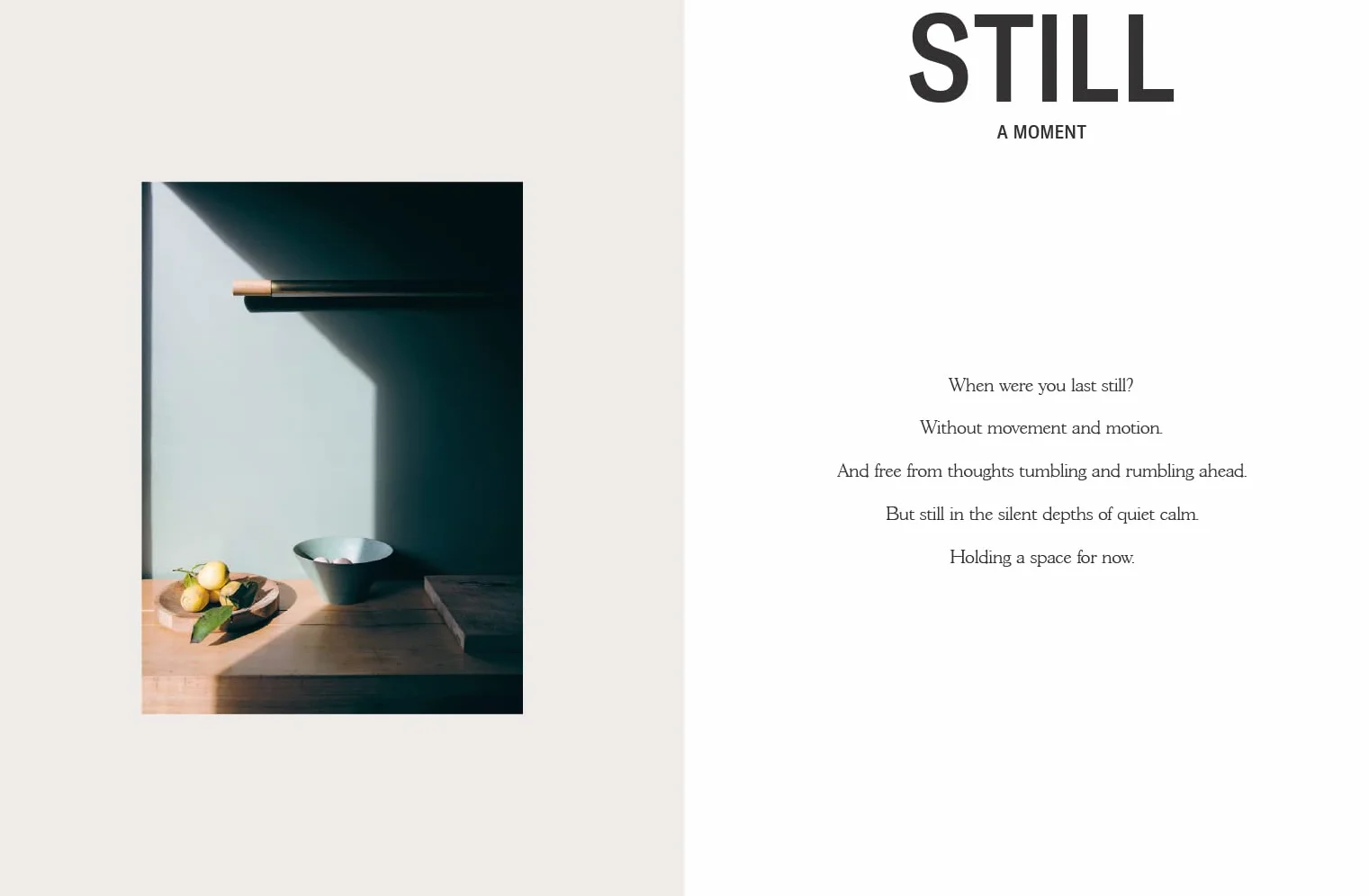 Still: The Slow Home
