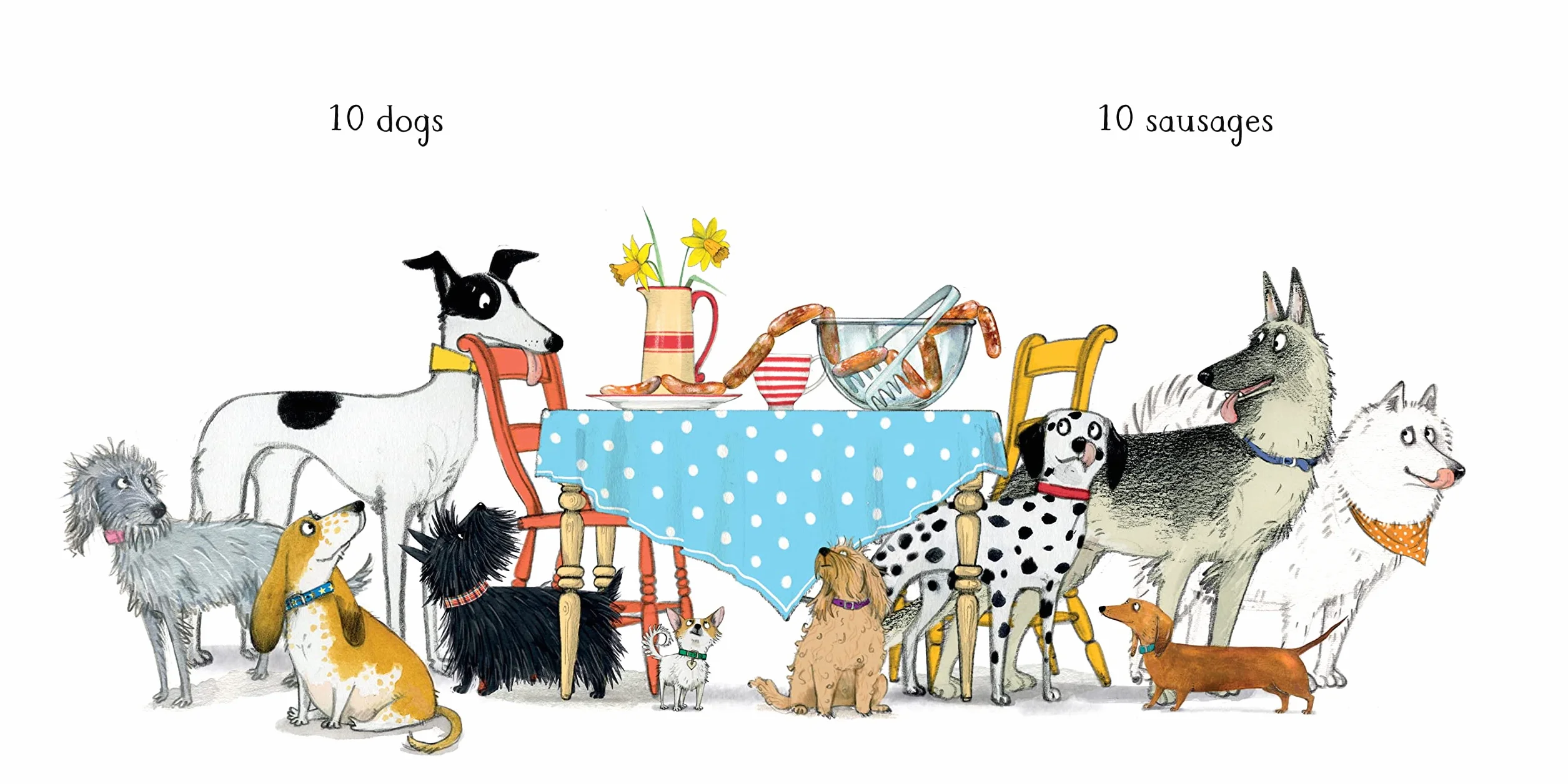10 Dogs: A Funny Furry Counting Book