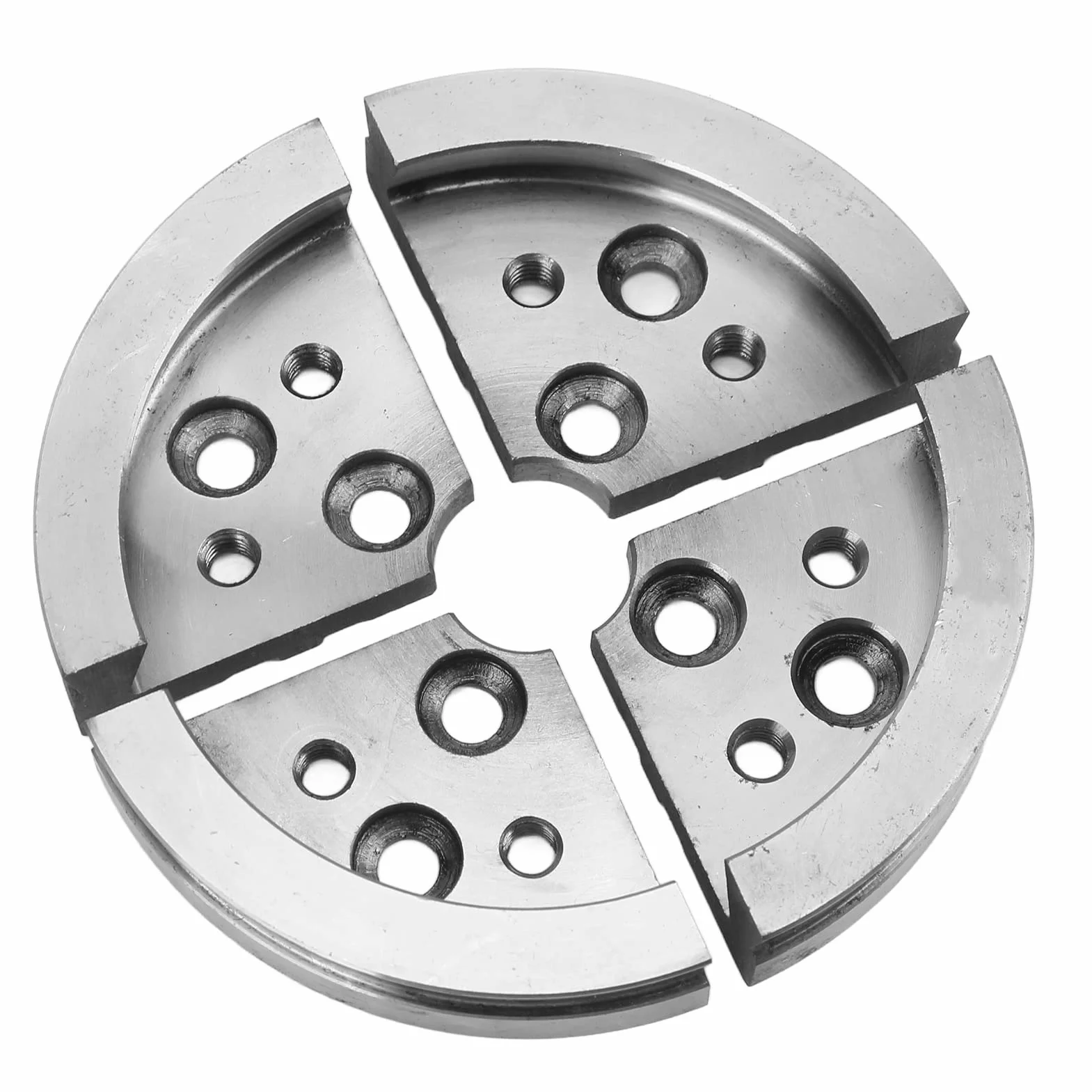 Uchwyt szczękowy, bez przebarwień stop aluminium wysoka dokładność odporny na zużycie uchwyt tokarski do drewna łatwy w użyciu do wiertarki do szlifierki
