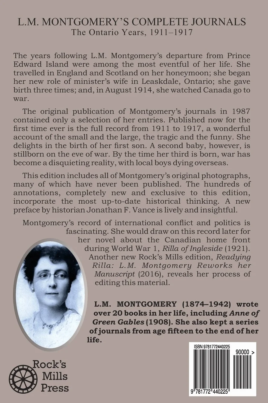 L.M. Montgomery's Complete Journals: The Ontario Years 1911-1917