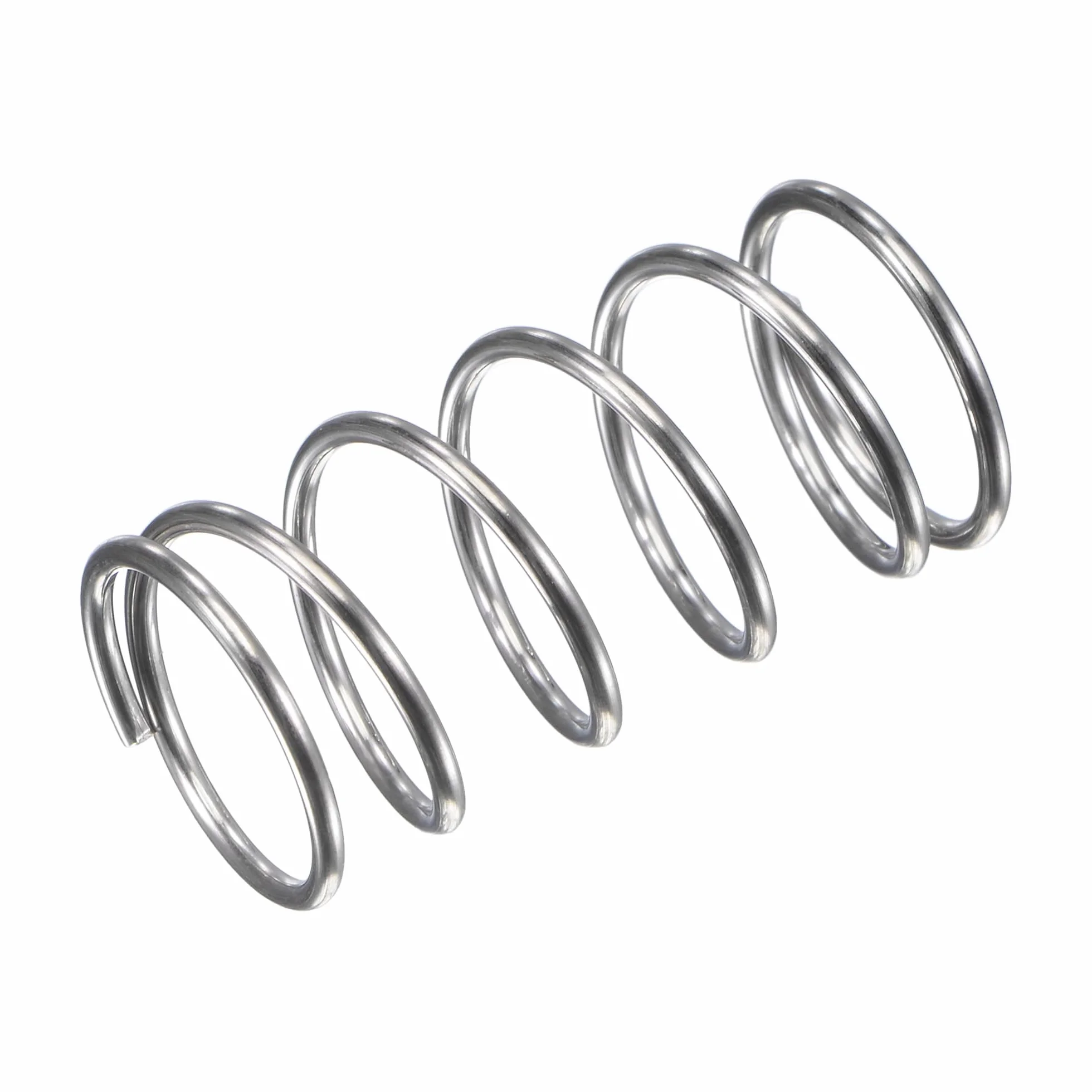 QUARKZMAN Sprężyna ściskająca Sprężyna kompresyjna 304 Stal nierdzewna Sprężyny ściskające 15mm OD 1,2mm Średnica drutu 19,5mm Długość skompresowana 30mm Długość wolna 15,7N Ładowność dla projektów
