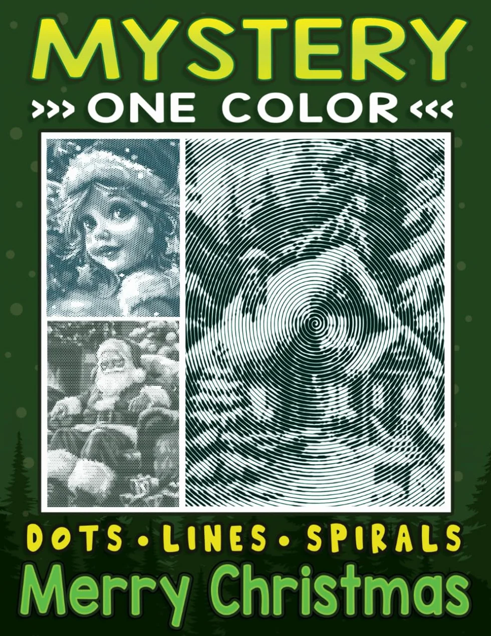 Merry Christmas Spiroglyphics Coloring Book for Adults Teens