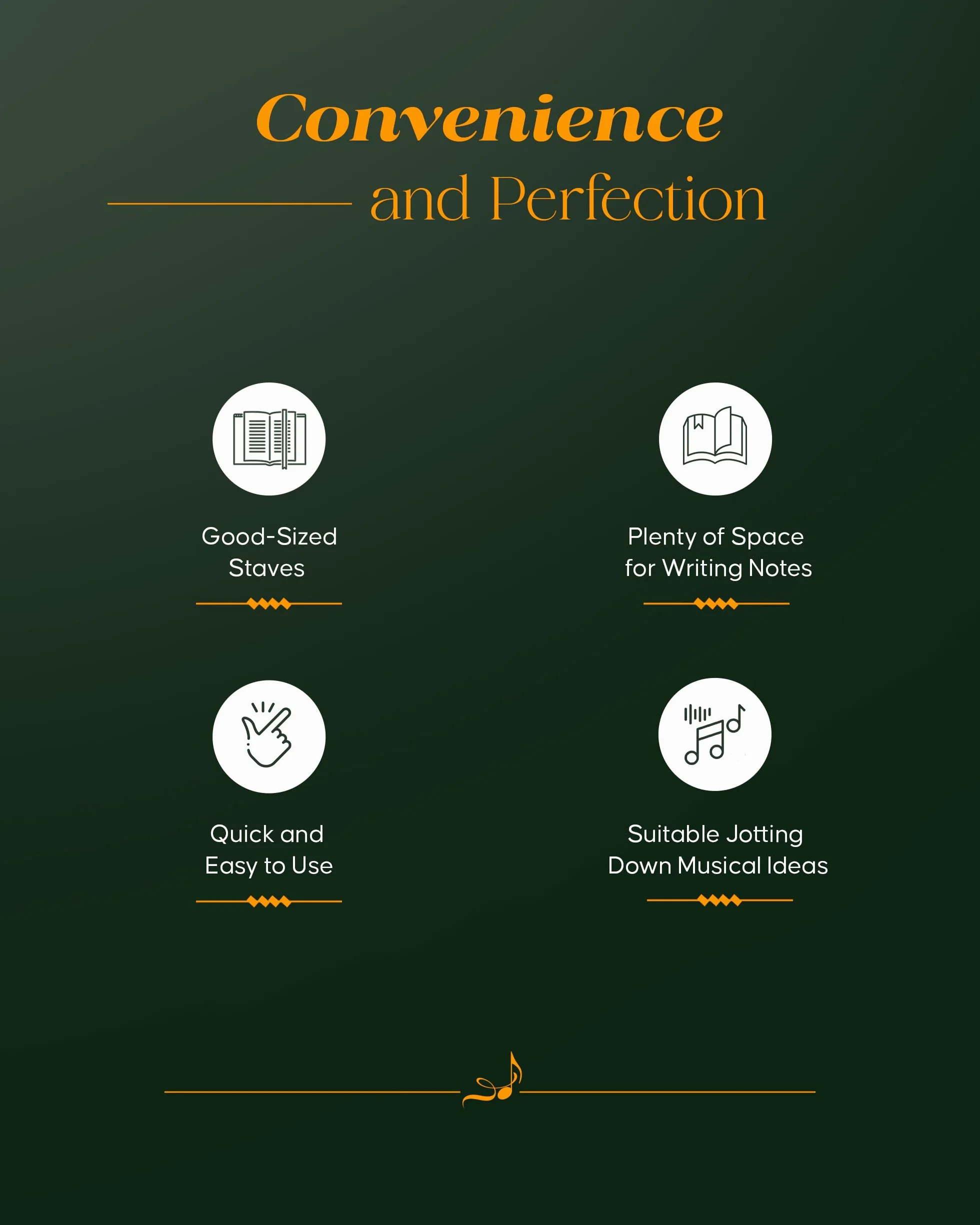 Deluxe wirebound super premium manuscript paper papeterie