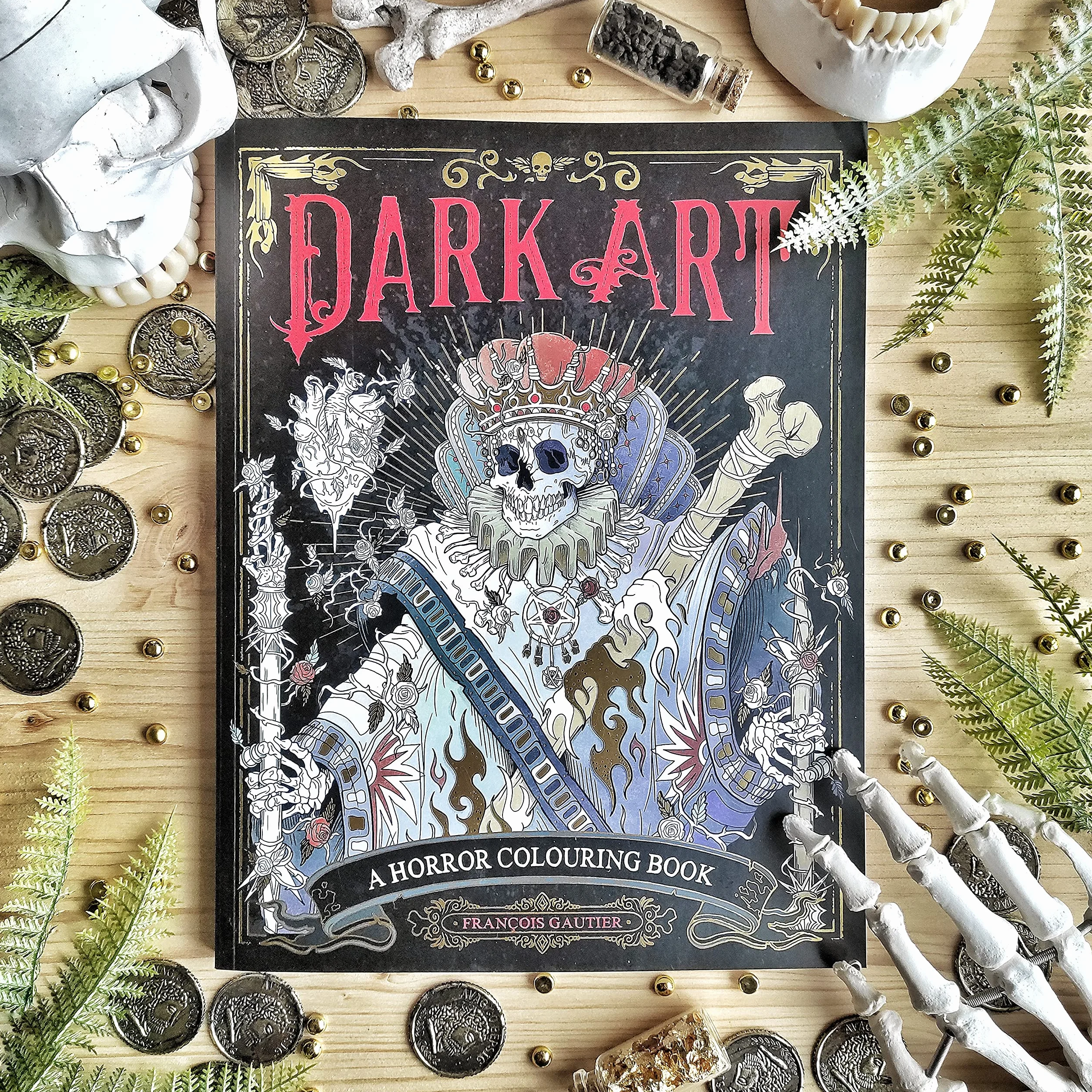Dark Art: A Horror Colouring Book for Adults