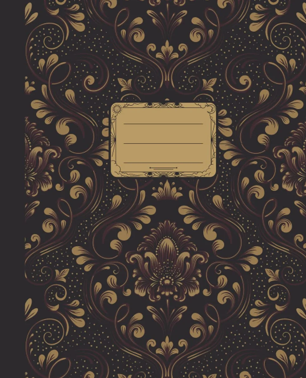 Dark Academia Composition Notebook: College Ruled Vintage Goth Aesthetic