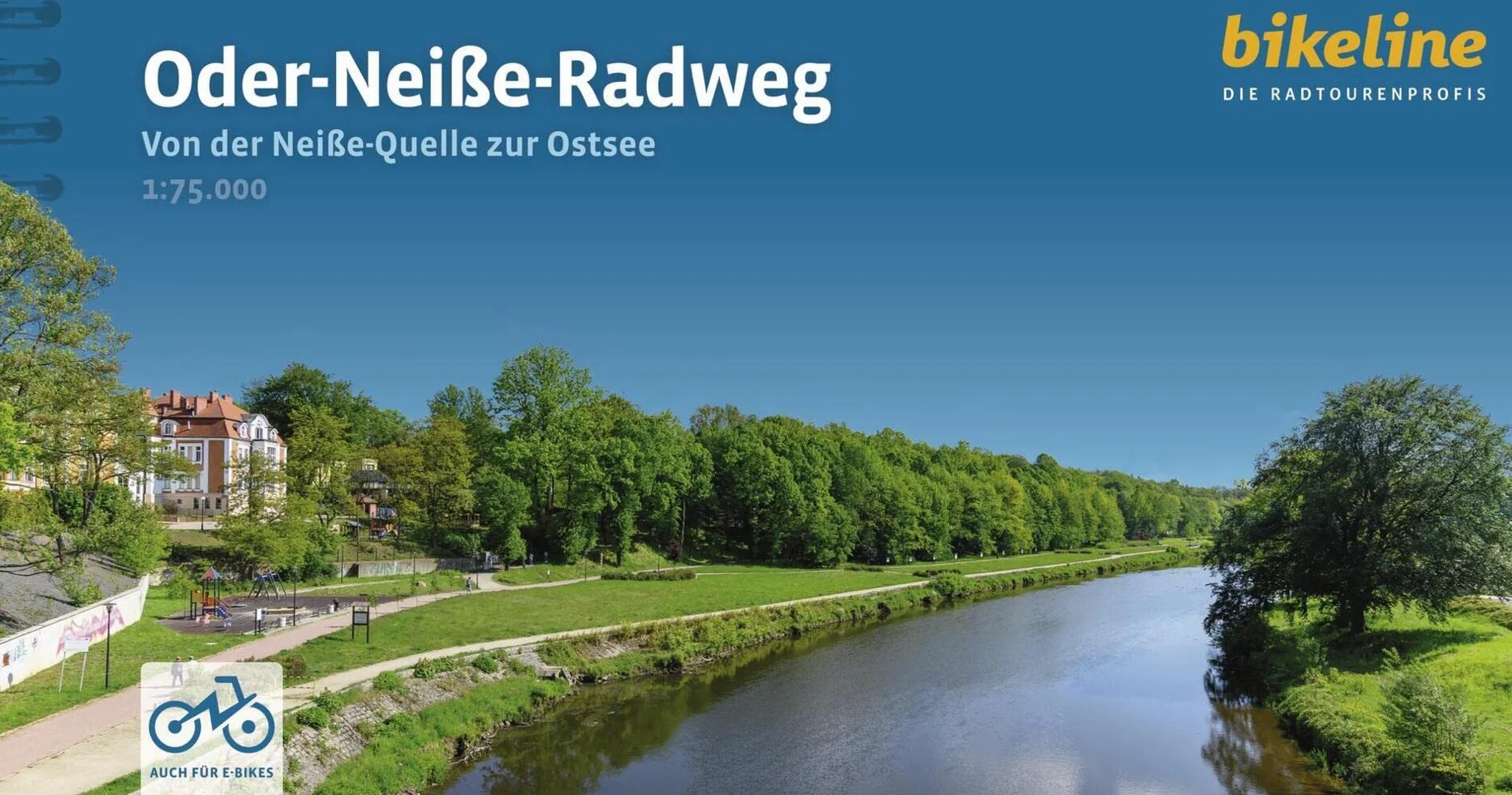 Oder-Neiße-Radweg: Von der Neiße-Quelle zur Ostsee, 1:75.000, 640 km, GPS-Tracks Download, LiveUpdate