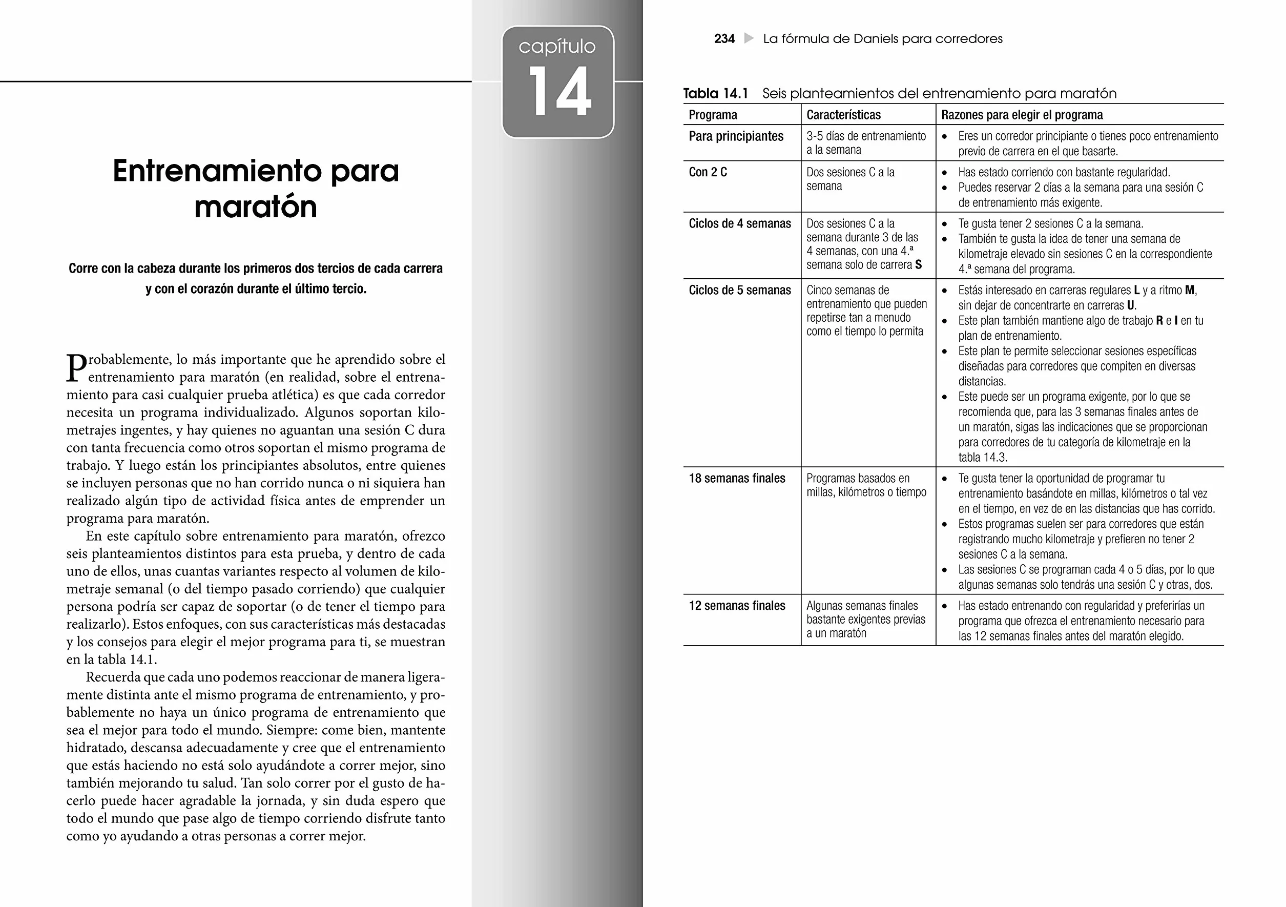 La Fórmula de Daniels para corredores: Métodos de entrenamiento de probada eficacia para el éxito, desde 800 m hasta maratón