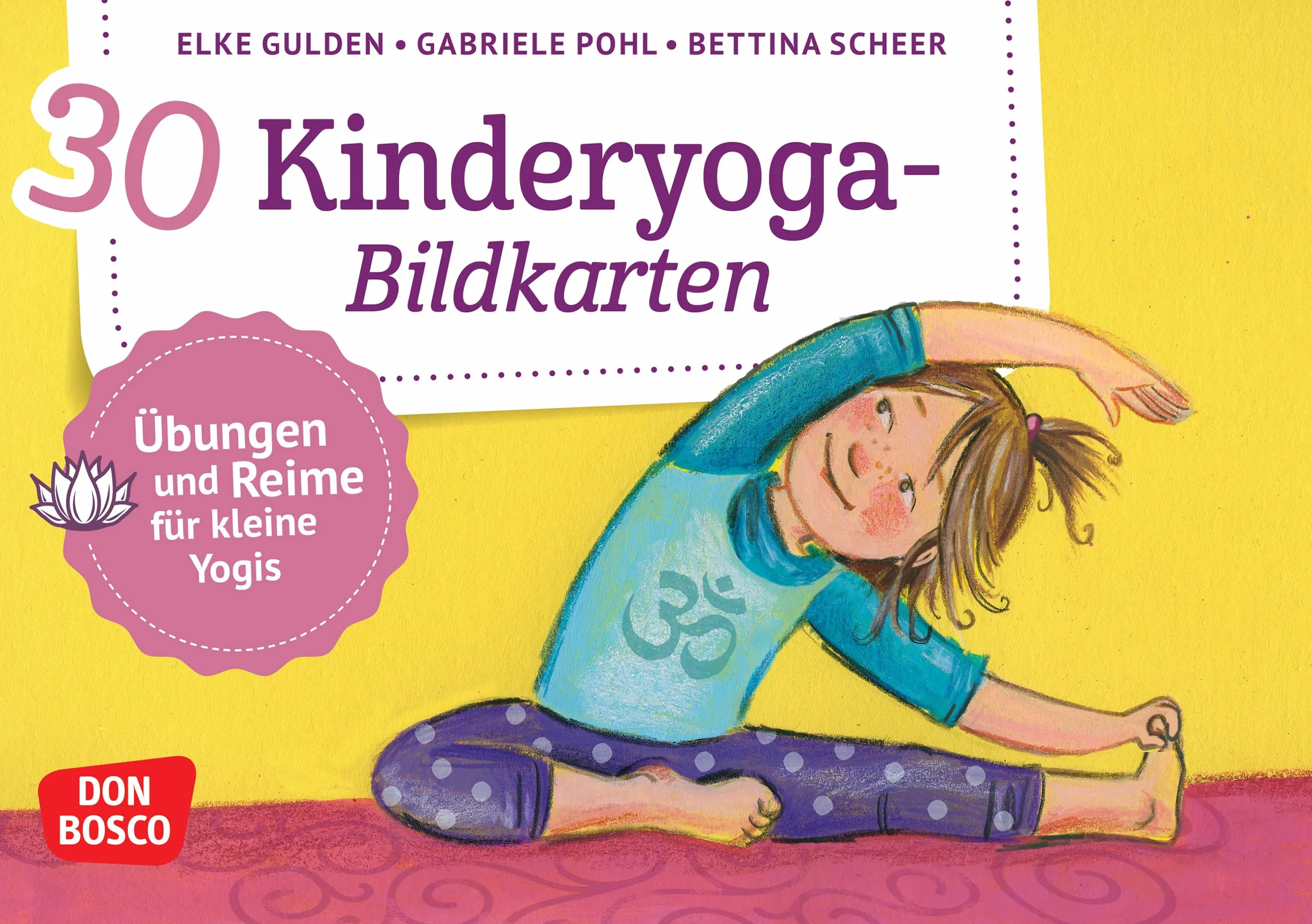 30 Kinderyoga-Bildkarten: Übungen und Reime für kleine Yogis