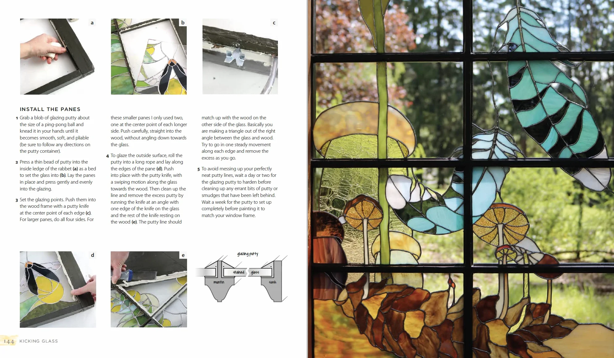 Kicking Glass: A Creative Guide to Stained Glass Craft