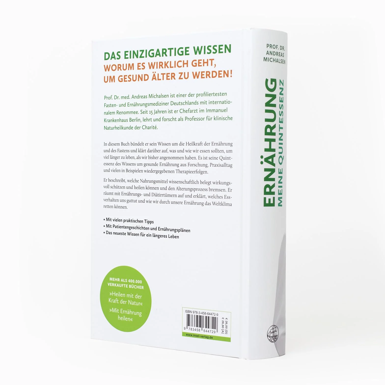 Ernährung. Meine Quintessenz: Kraftvoll und gesund bleiben! Sicher länger leben!