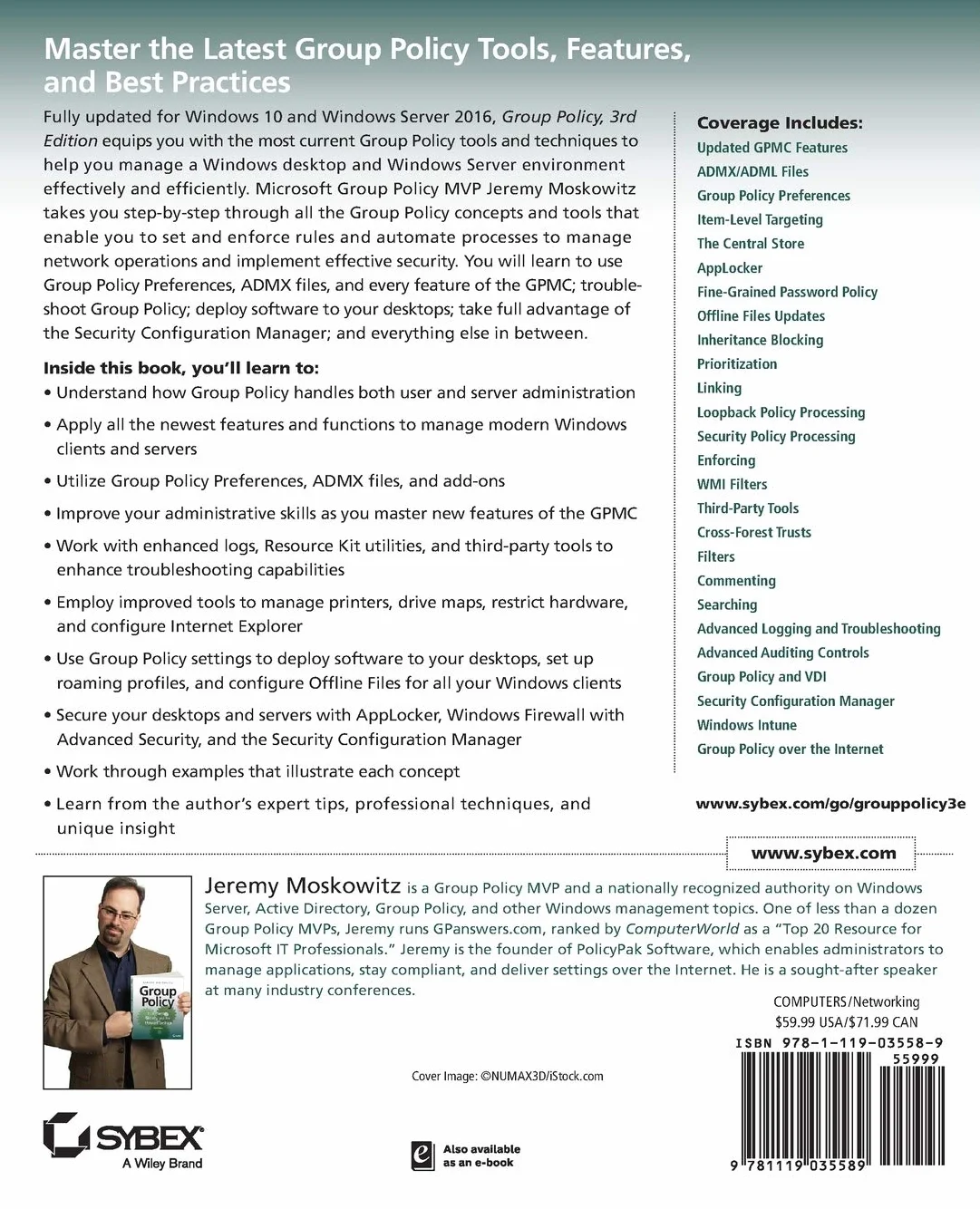 Group Policy: Fundamentals, Security, and the Managed Desktop