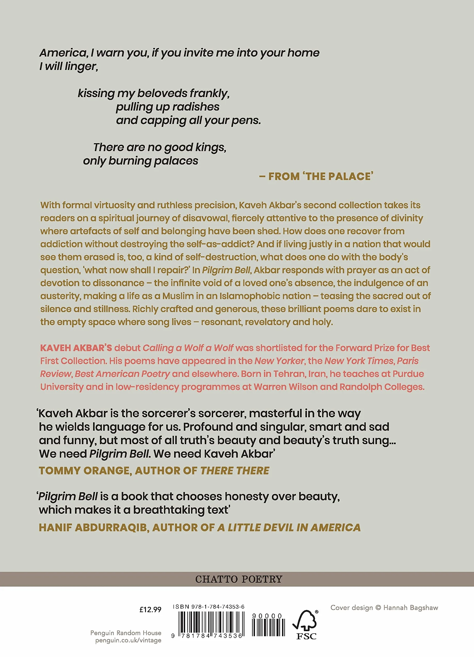 Pilgrim Bell: Acclaimed Poetry Collection from Prize-Winning Poet