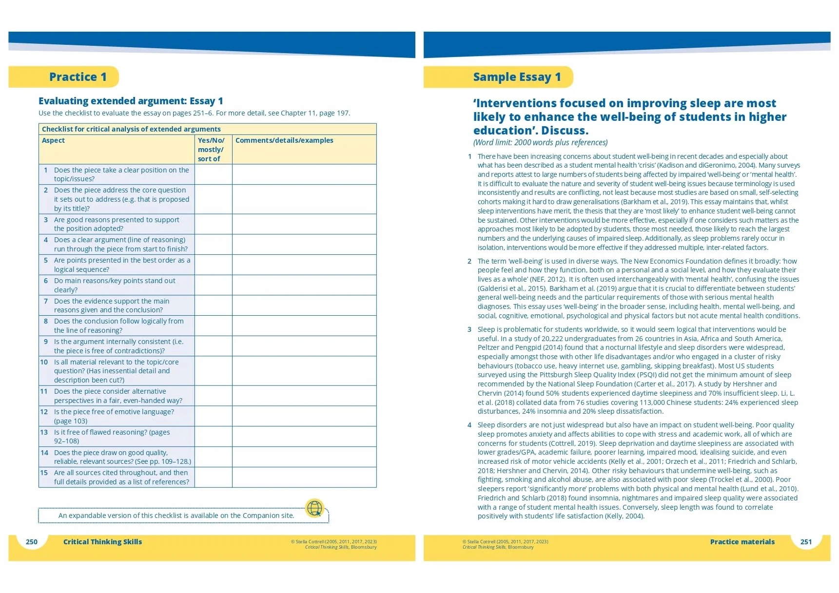 Critical Thinking Skills: Effective Analysis, Argument and Reflection