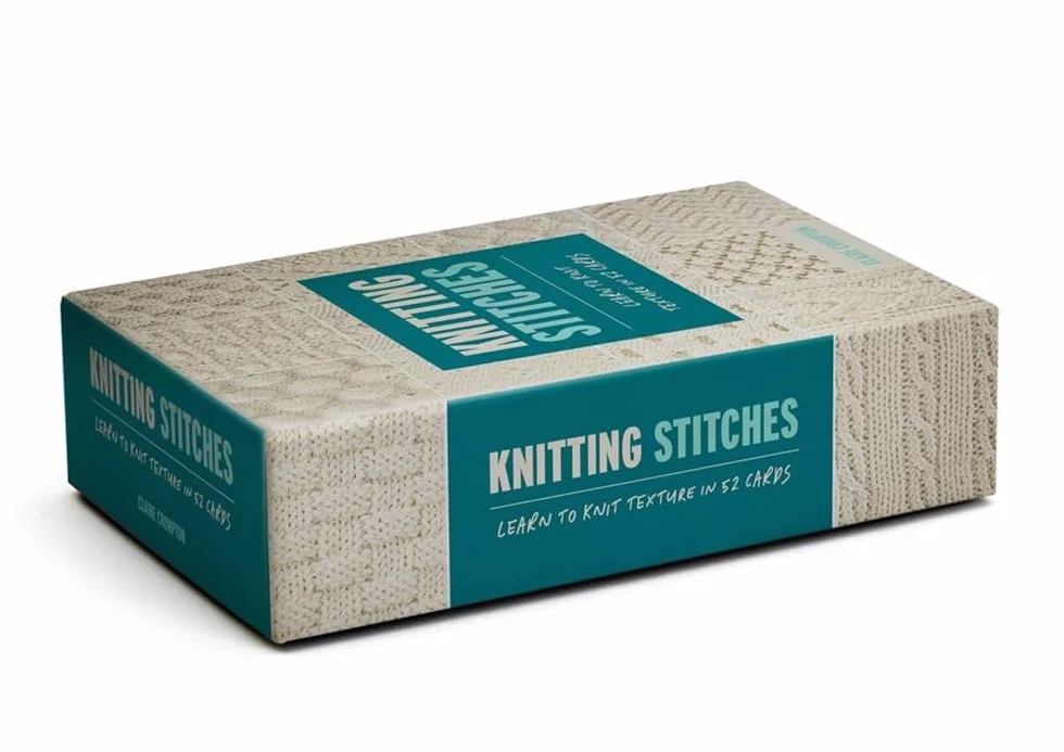 Knitting Stitches Card Deck: Learn to Knit Texture in 52 Cards