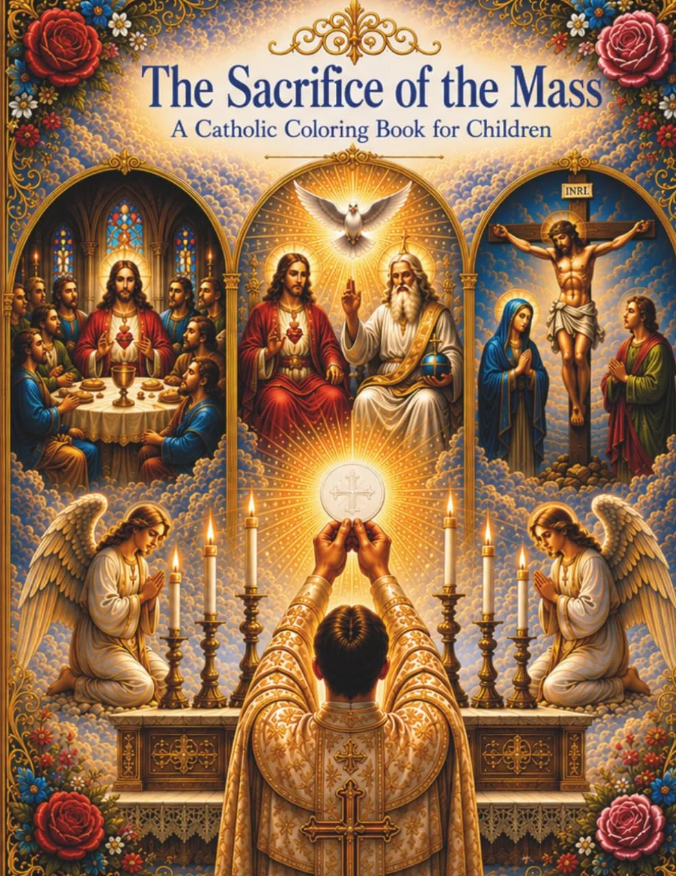 The Sacrifice of the Mass: Catholic Coloring Book for Children
