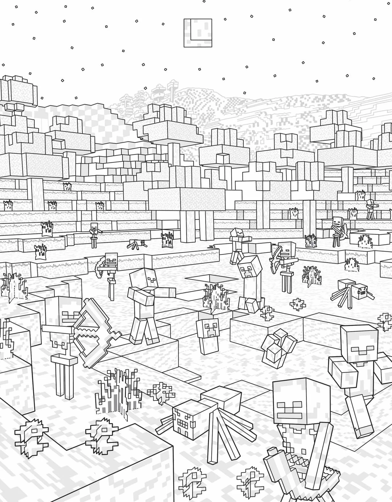 The Official Minecraft Colouring Book, Volume 2
